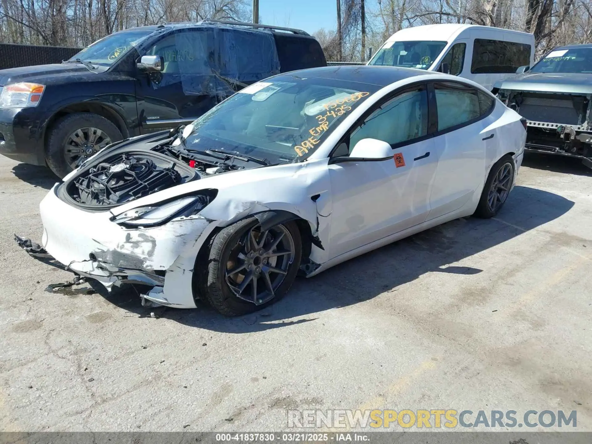 2 Photograph of a damaged car 5YJ3E1EA2PF652961 TESLA MODEL 3 2023