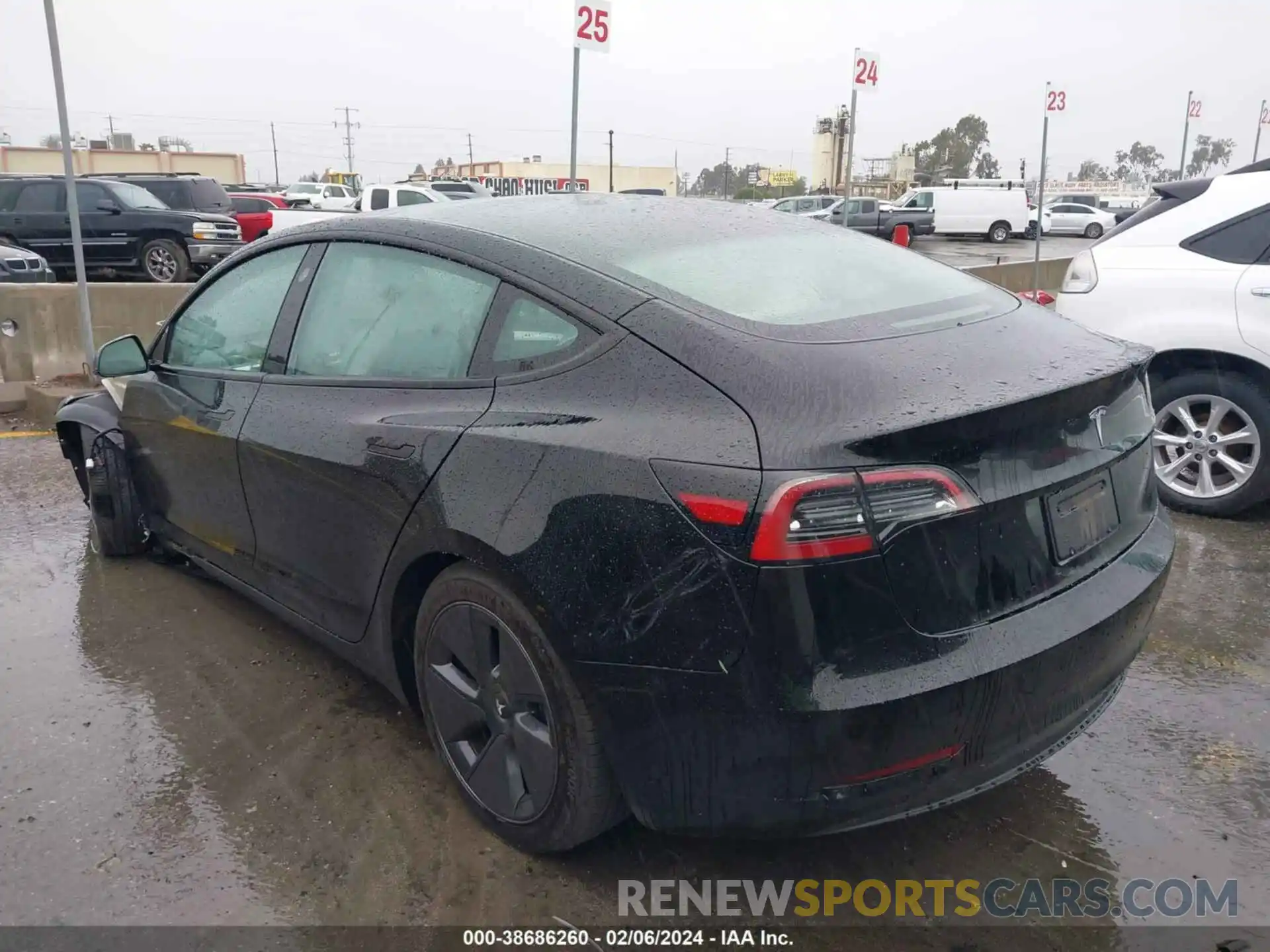 3 Photograph of a damaged car 5YJ3E1EA2PF655178 TESLA MODEL 3 2023