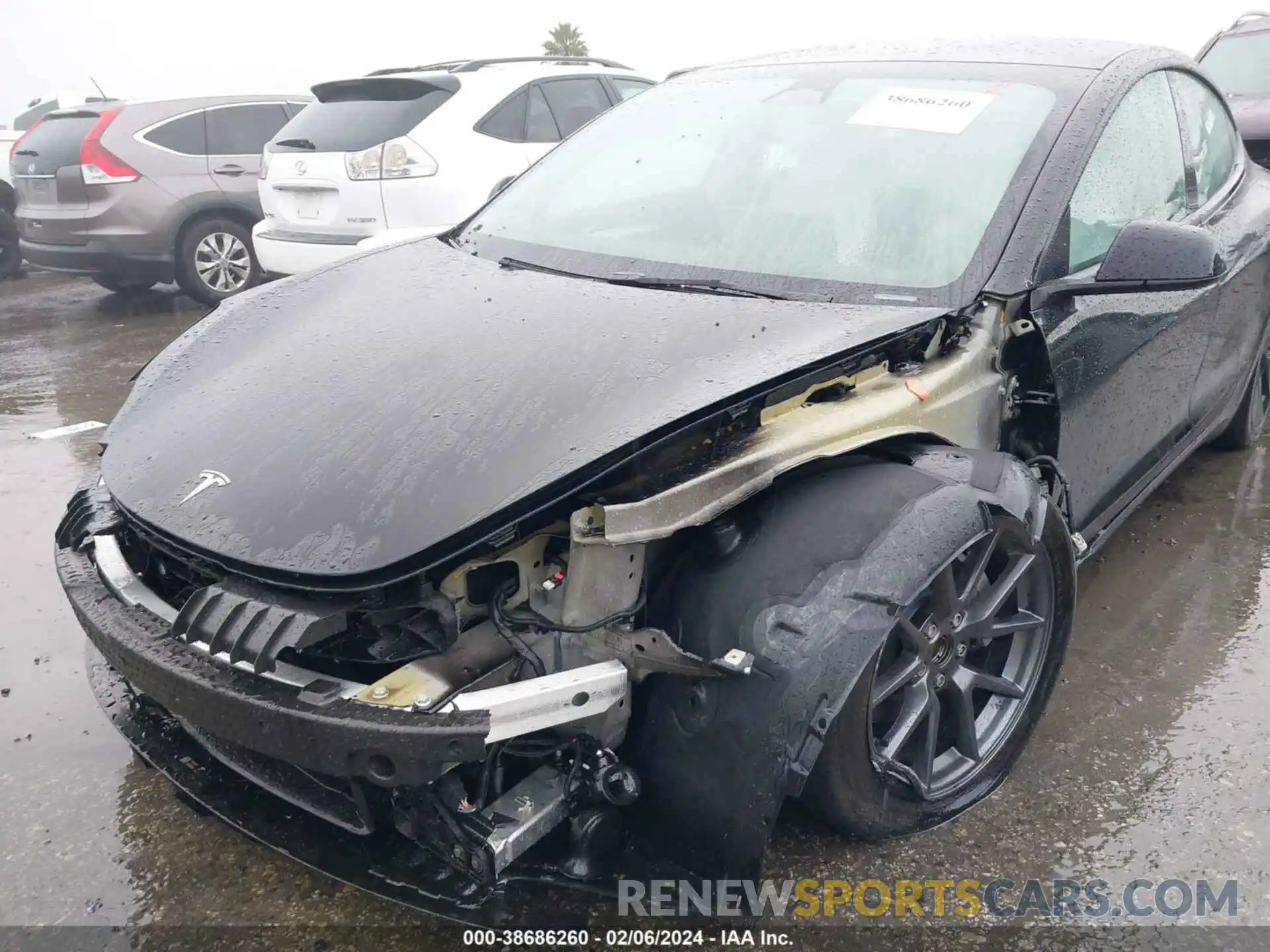 6 Photograph of a damaged car 5YJ3E1EA2PF655178 TESLA MODEL 3 2023