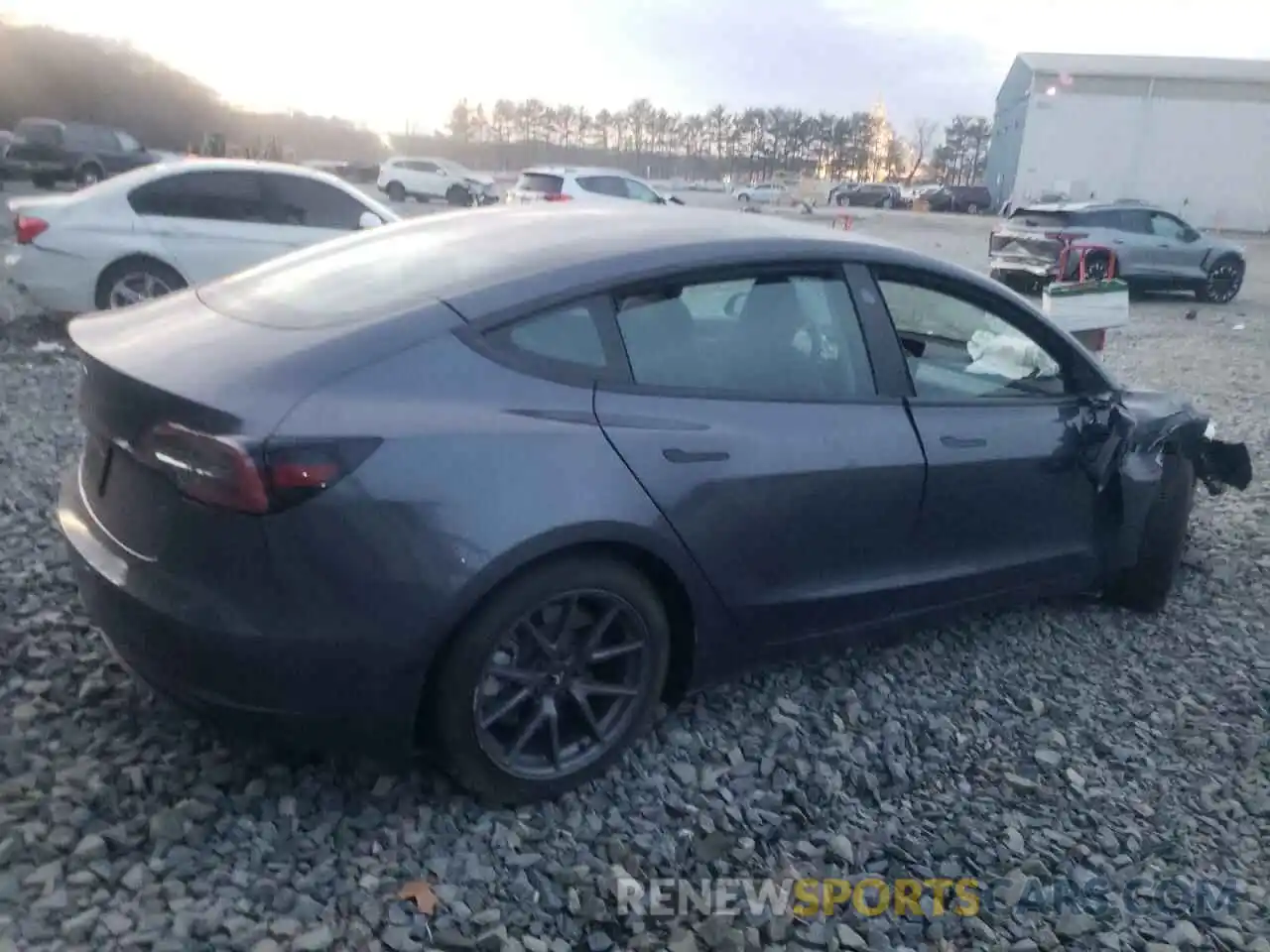 3 Photograph of a damaged car 5YJ3E1EA2PF666763 TESLA MODEL 3 2023