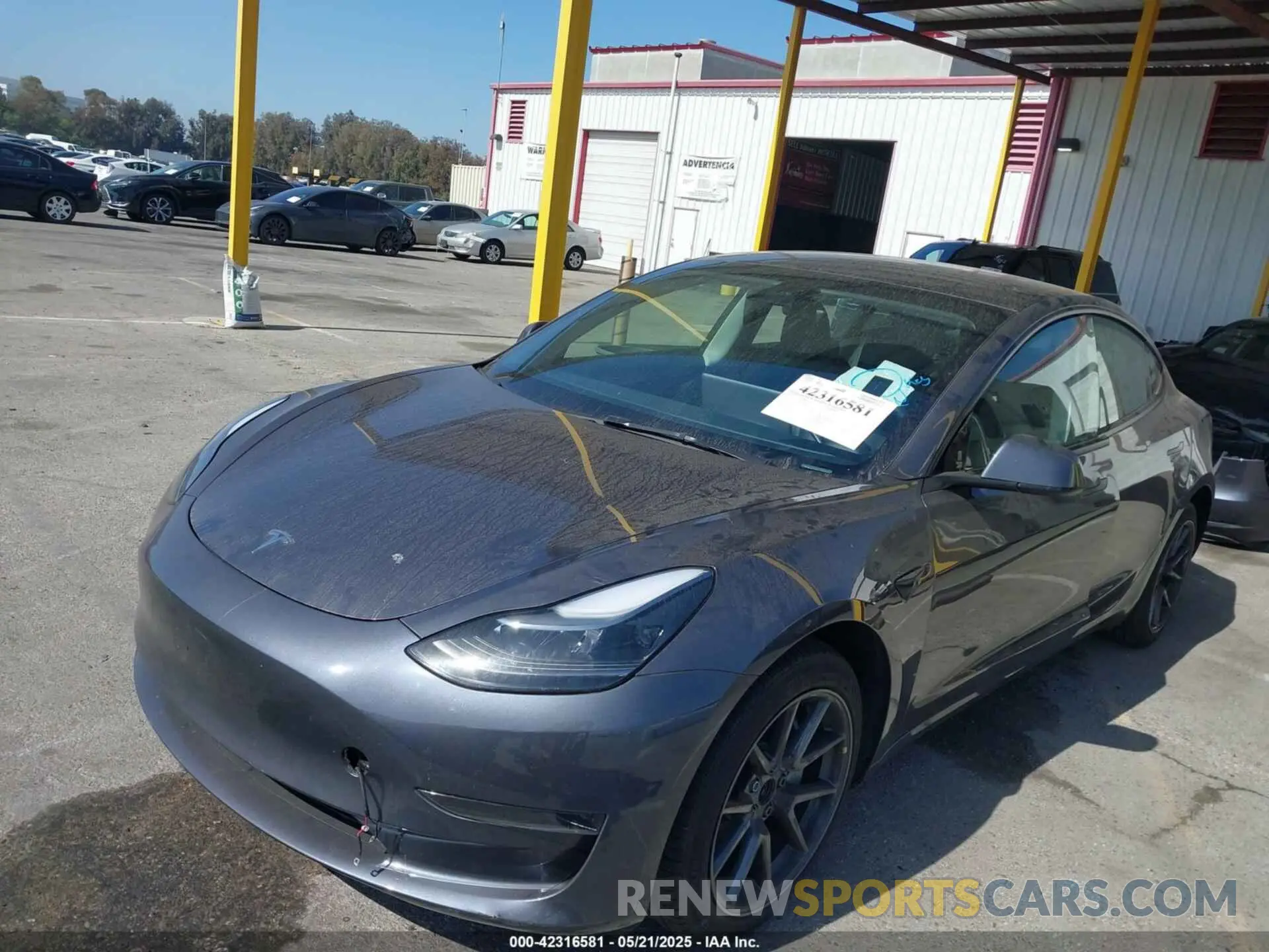 2 Photograph of a damaged car 5YJ3E1EA2PF668853 TESLA MODEL 3 2023