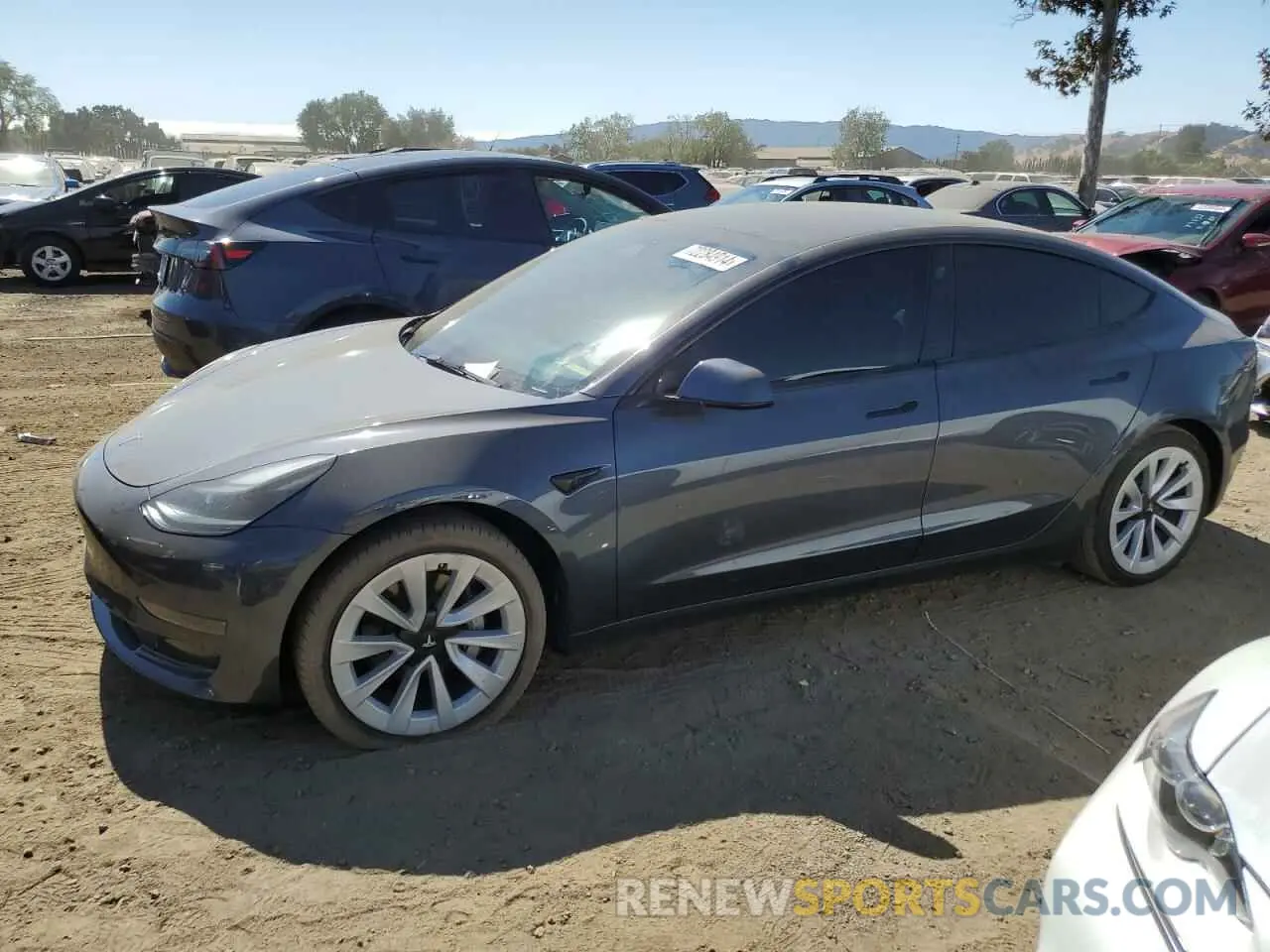 1 Photograph of a damaged car 5YJ3E1EA2PF669744 TESLA MODEL 3 2023