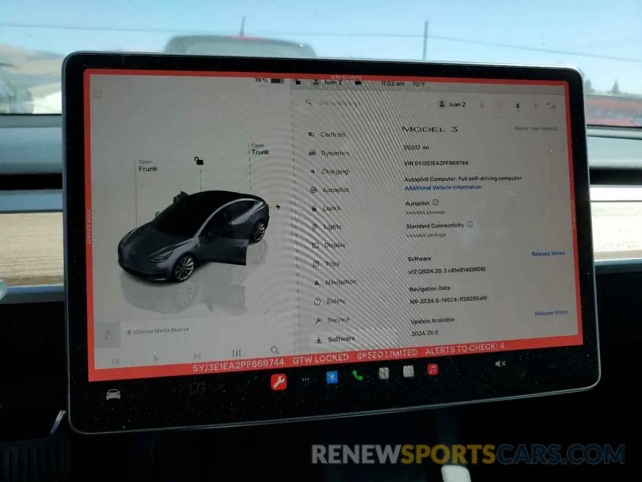 9 Photograph of a damaged car 5YJ3E1EA2PF669744 TESLA MODEL 3 2023