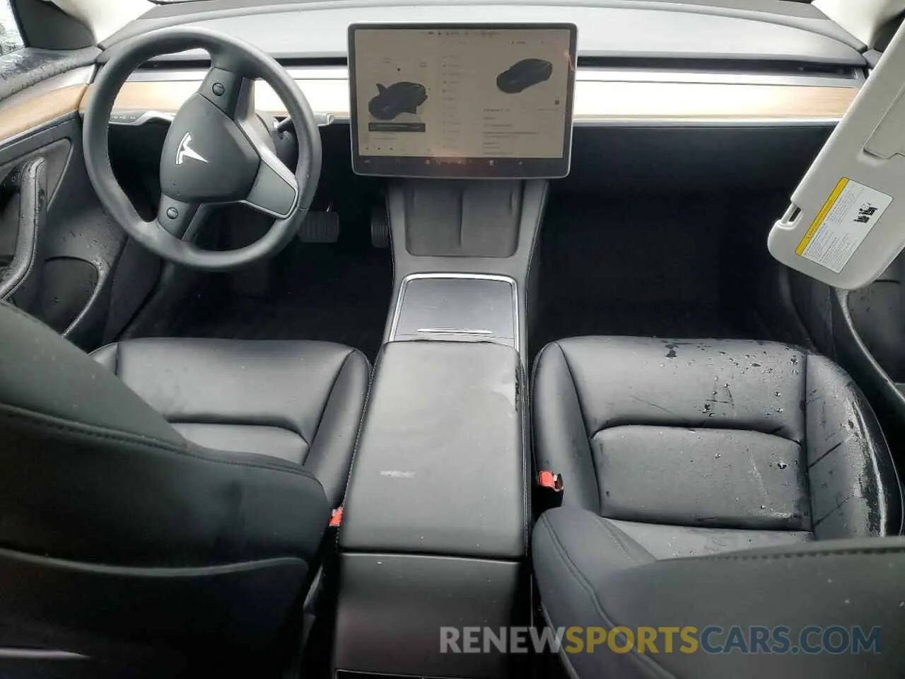 8 Photograph of a damaged car 5YJ3E1EA2PF671865 TESLA MODEL 3 2023