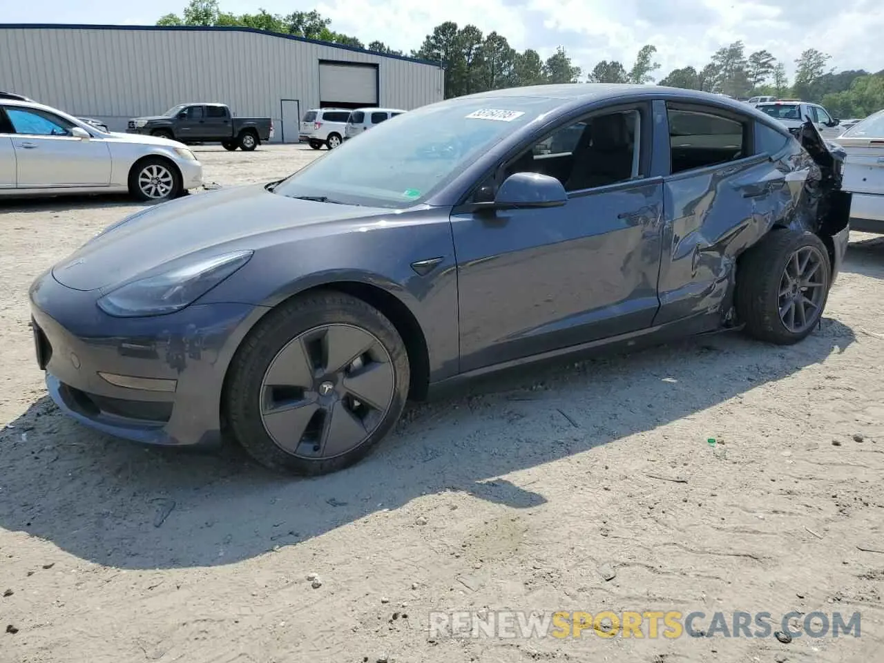 1 Photograph of a damaged car 5YJ3E1EA2PF674765 TESLA MODEL 3 2023