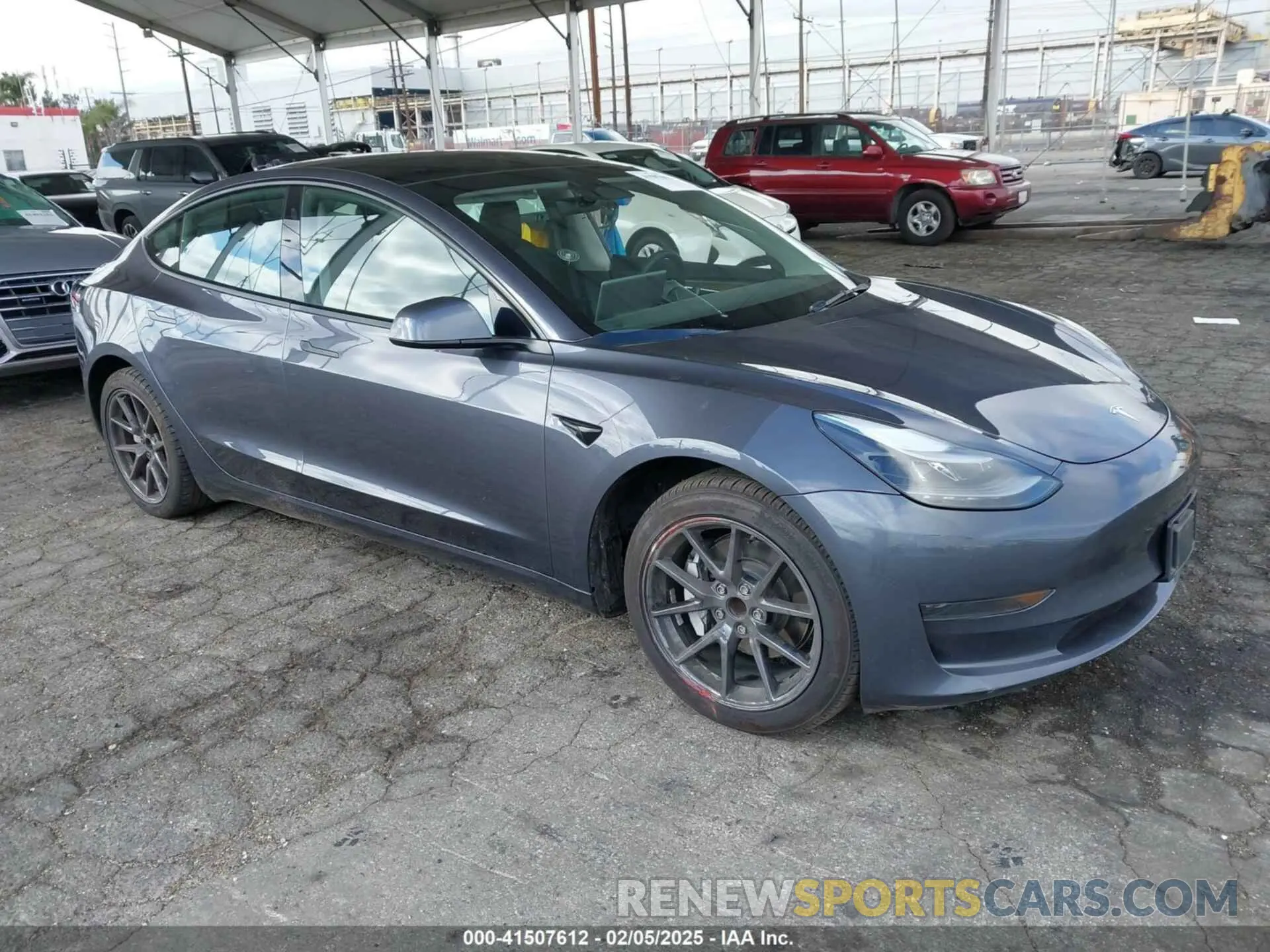 1 Photograph of a damaged car 5YJ3E1EA2PF676354 TESLA MODEL 3 2023