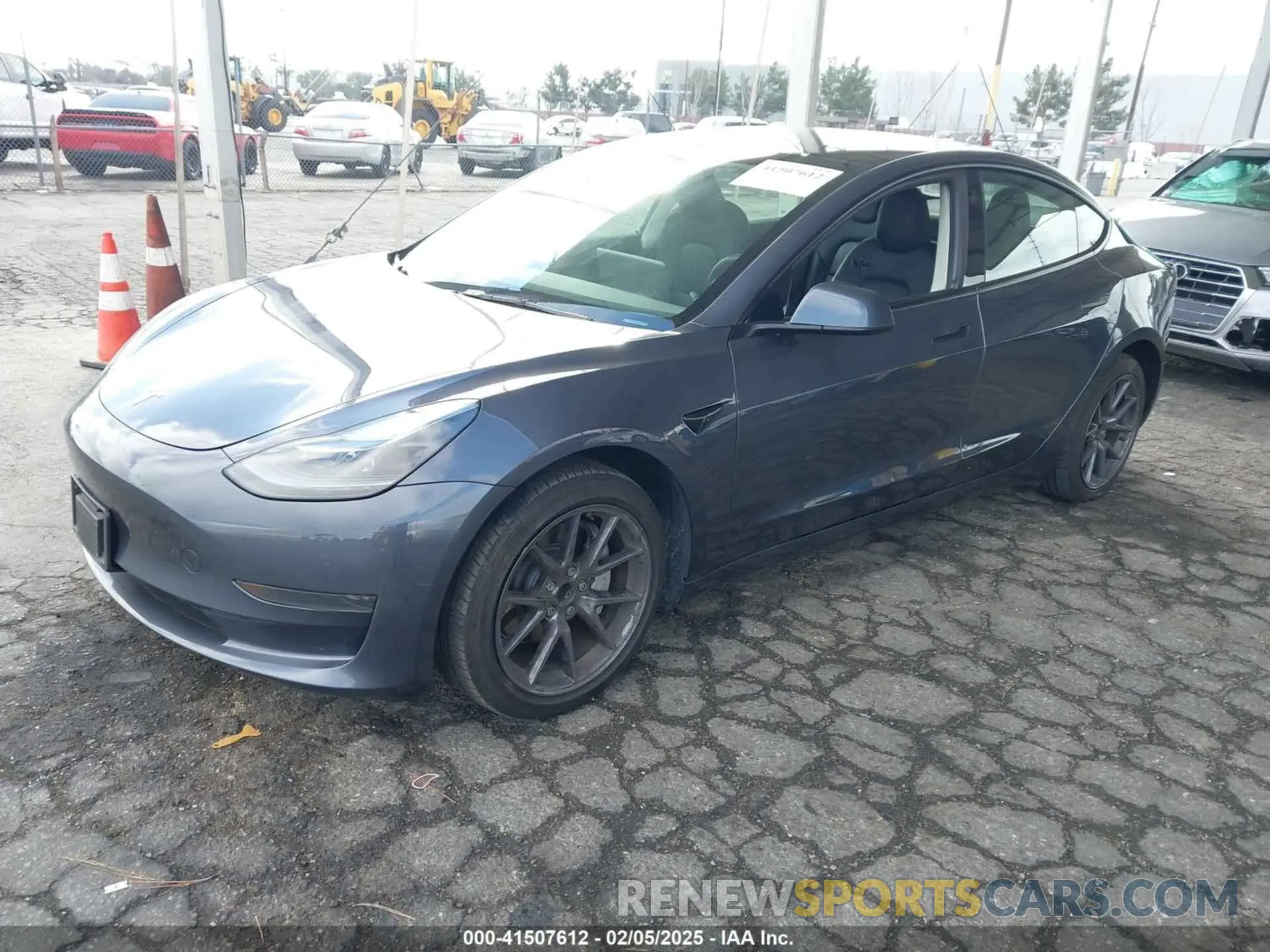 2 Photograph of a damaged car 5YJ3E1EA2PF676354 TESLA MODEL 3 2023
