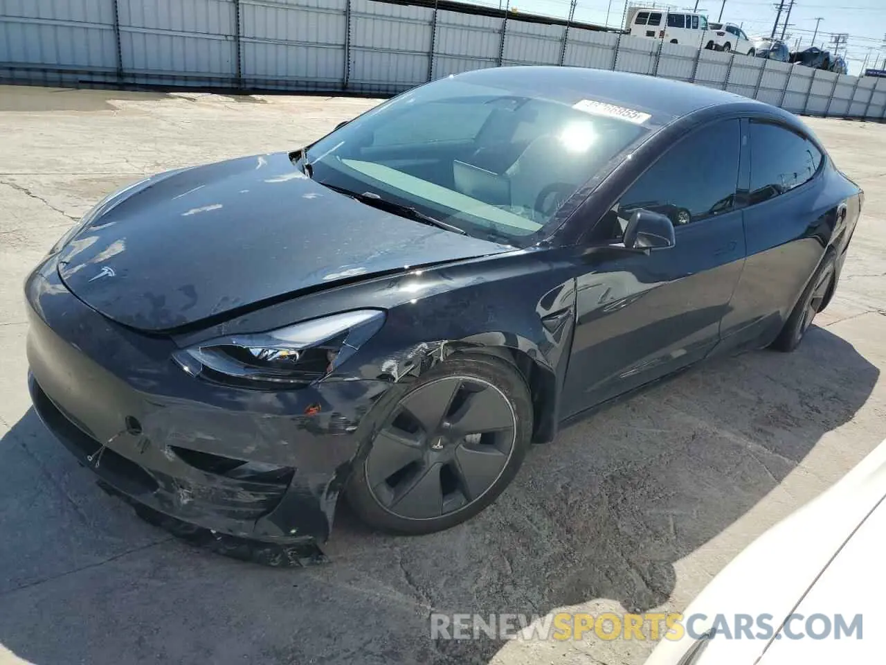 1 Photograph of a damaged car 5YJ3E1EA2PF680484 TESLA MODEL 3 2023