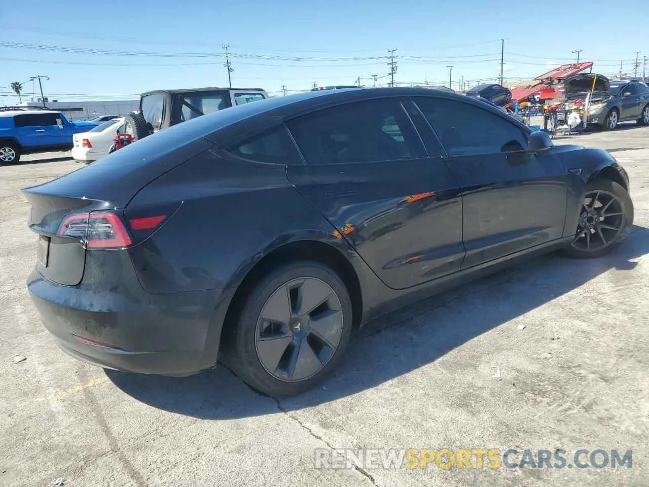 3 Photograph of a damaged car 5YJ3E1EA2PF680484 TESLA MODEL 3 2023
