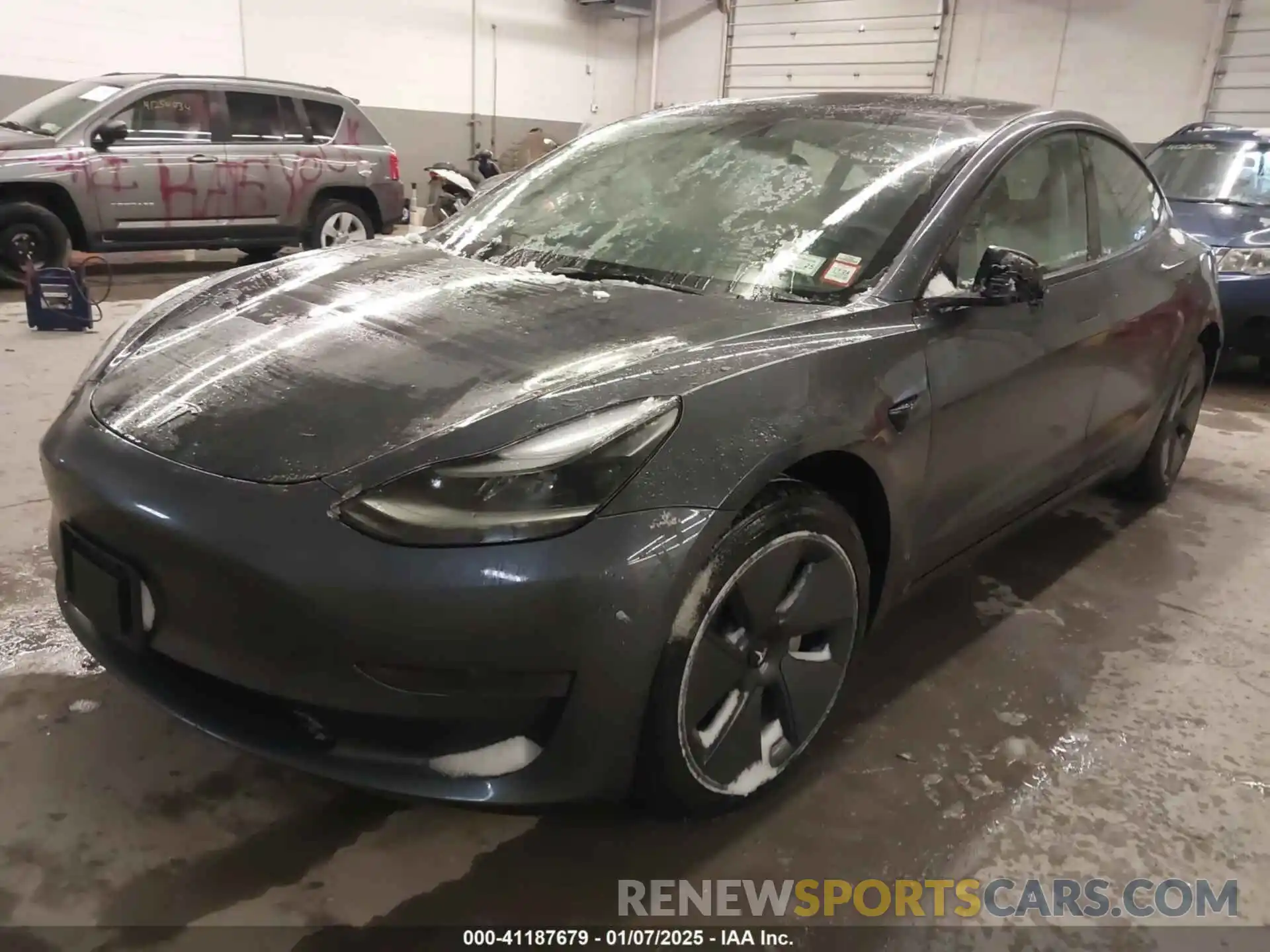 2 Photograph of a damaged car 5YJ3E1EA2PF683594 TESLA MODEL 3 2023