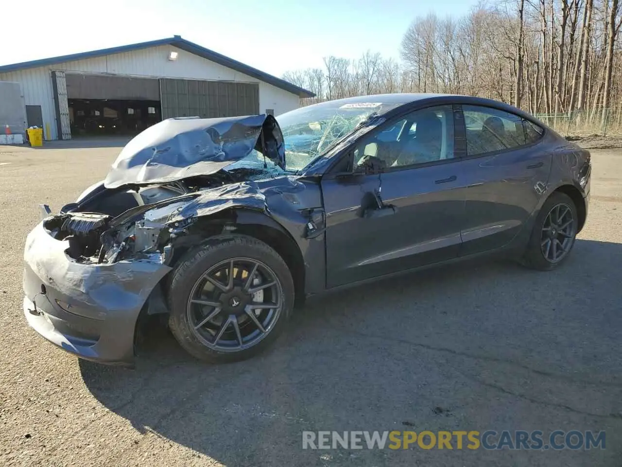 1 Photograph of a damaged car 5YJ3E1EA2PF688861 TESLA MODEL 3 2023