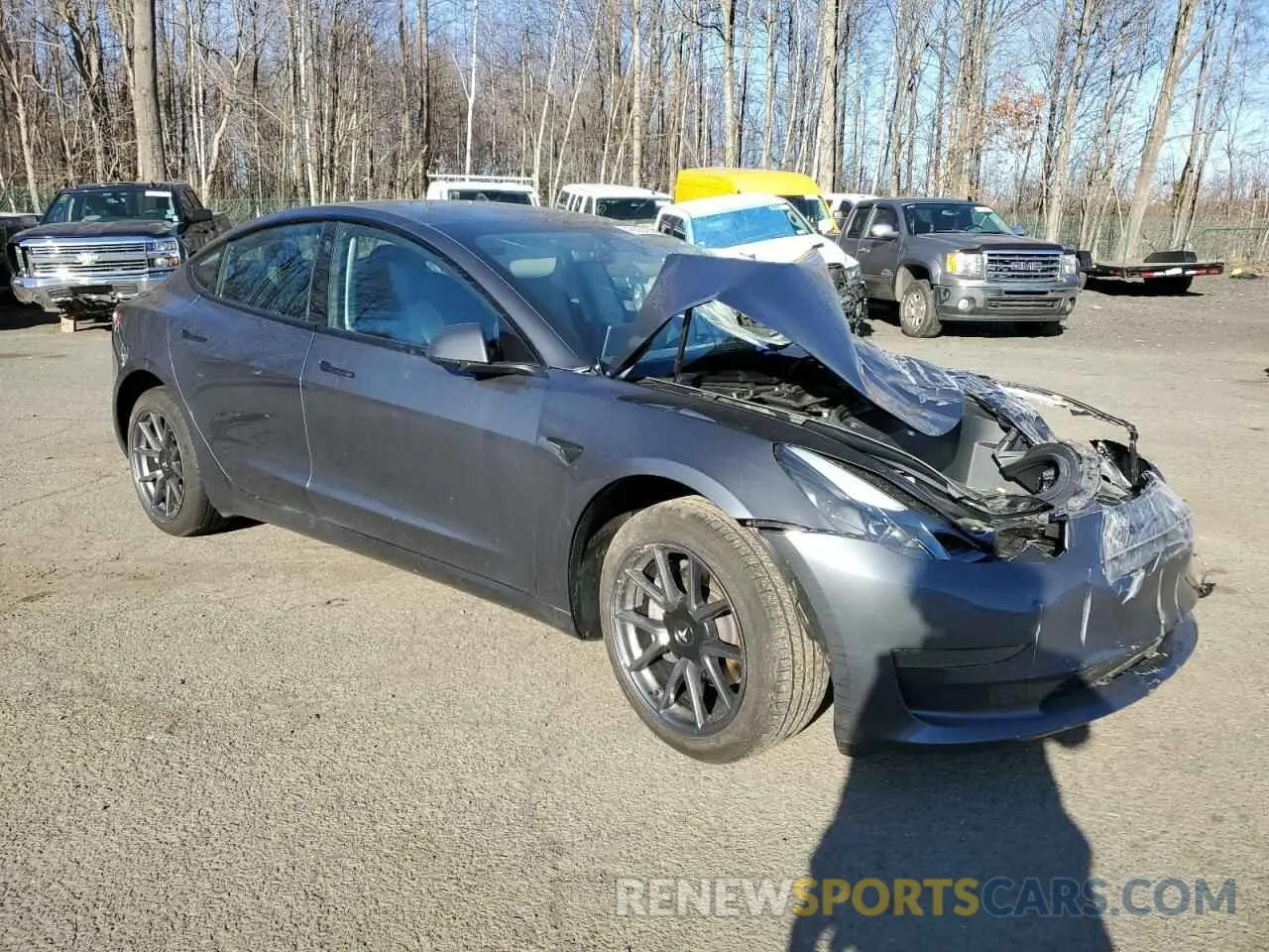4 Photograph of a damaged car 5YJ3E1EA2PF688861 TESLA MODEL 3 2023