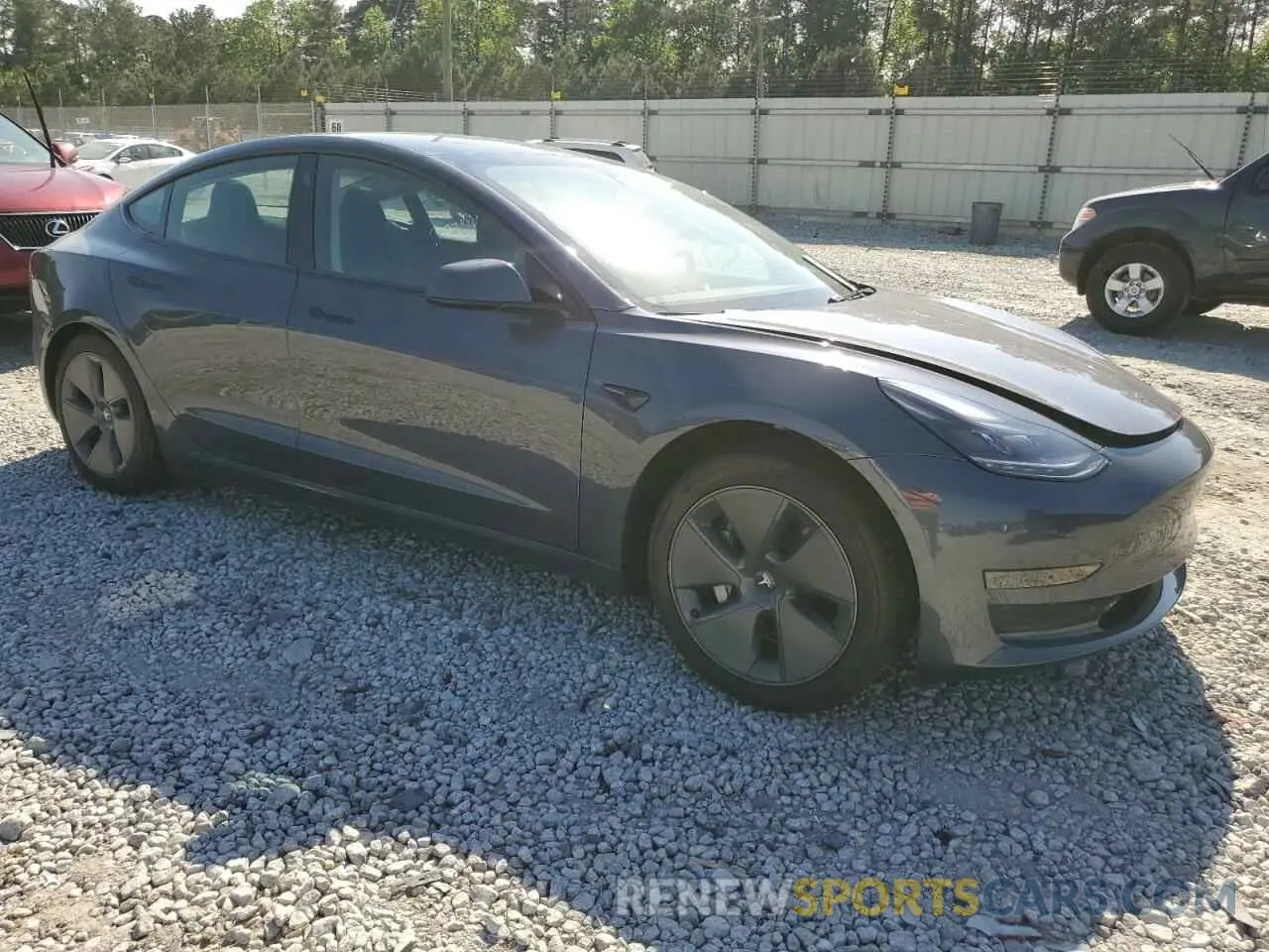 4 Photograph of a damaged car 5YJ3E1EA2PF705755 TESLA MODEL 3 2023