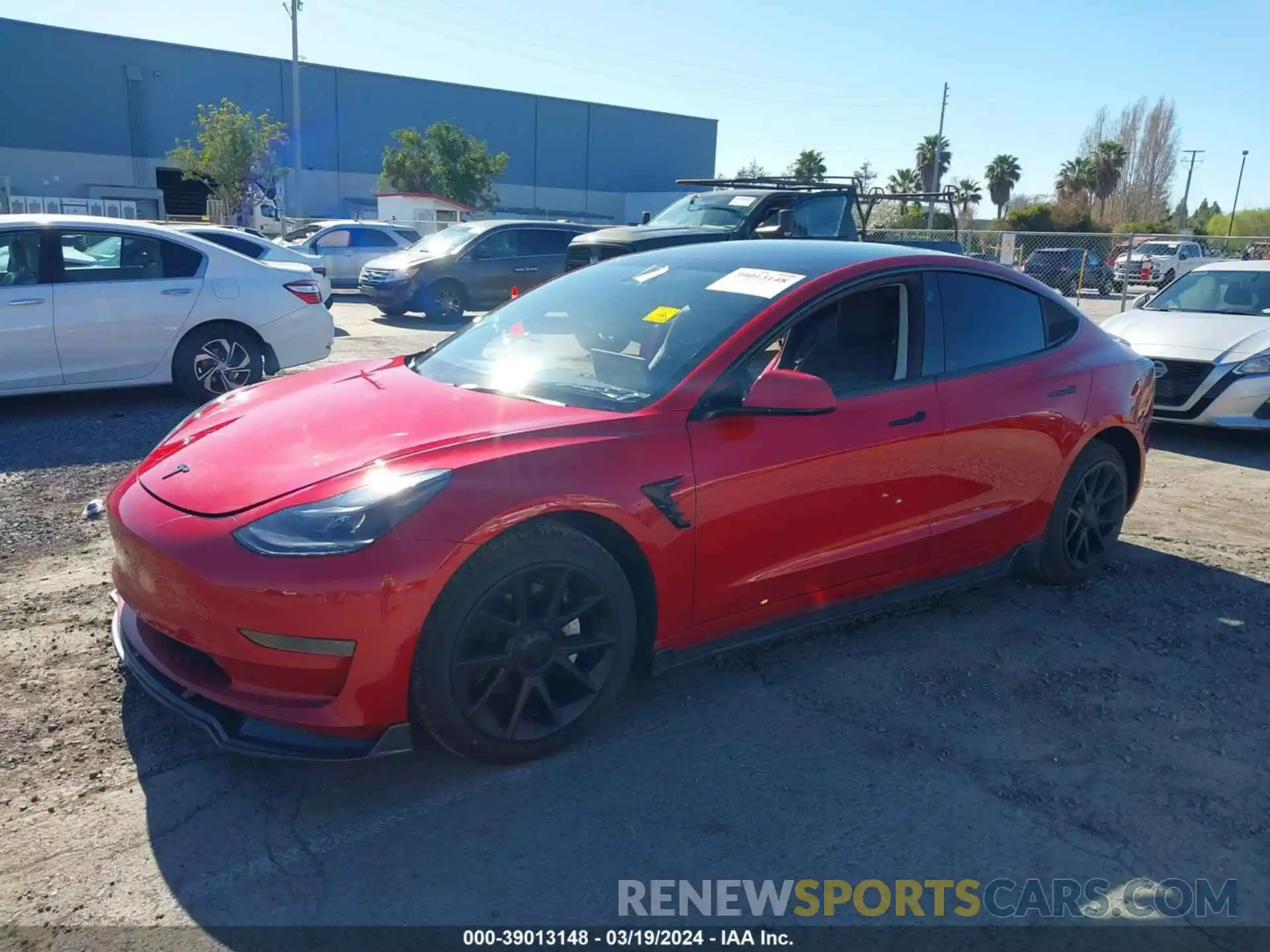 2 Photograph of a damaged car 5YJ3E1EA2PF706324 TESLA MODEL 3 2023