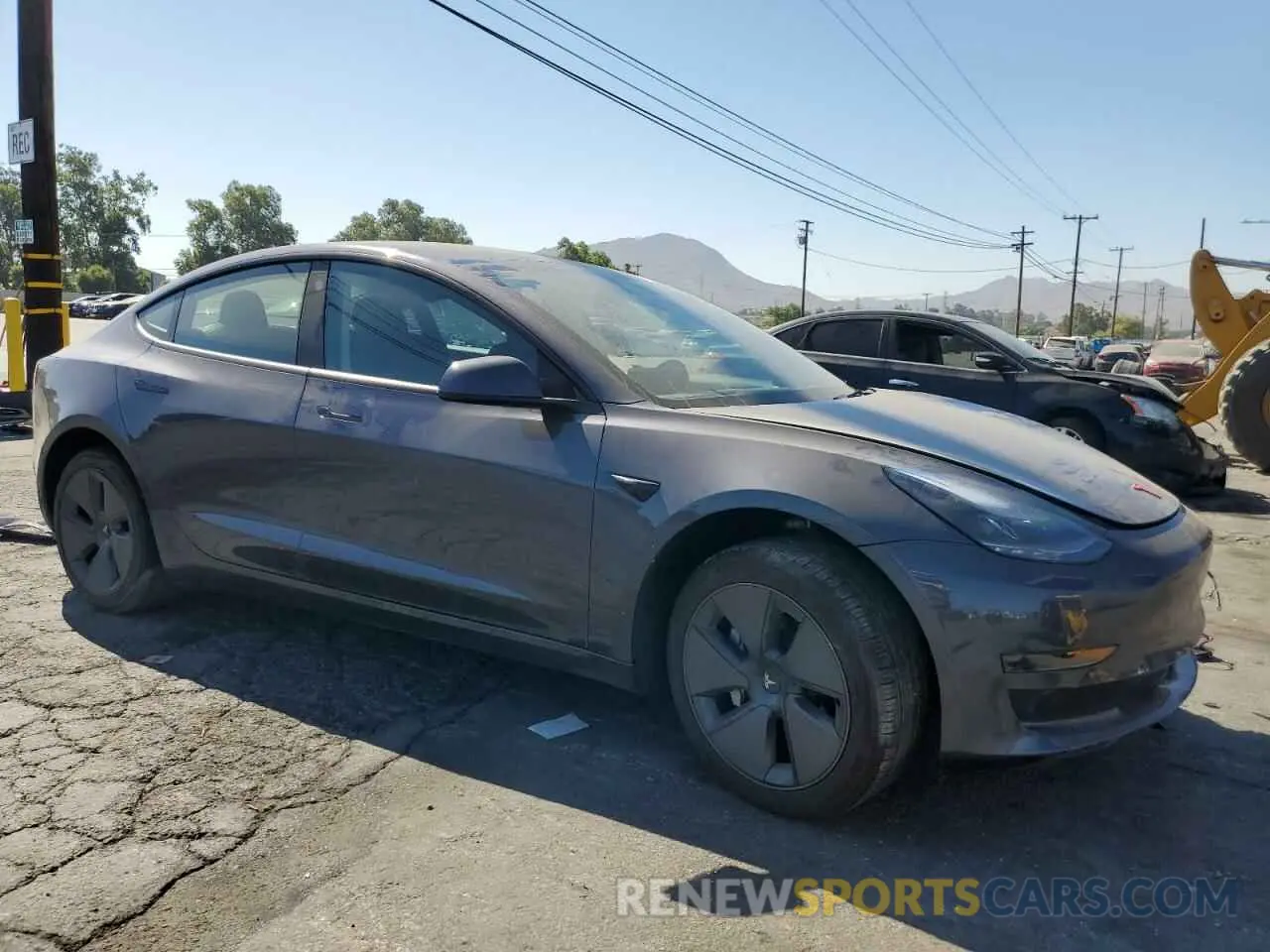4 Photograph of a damaged car 5YJ3E1EA2PF710468 TESLA MODEL 3 2023