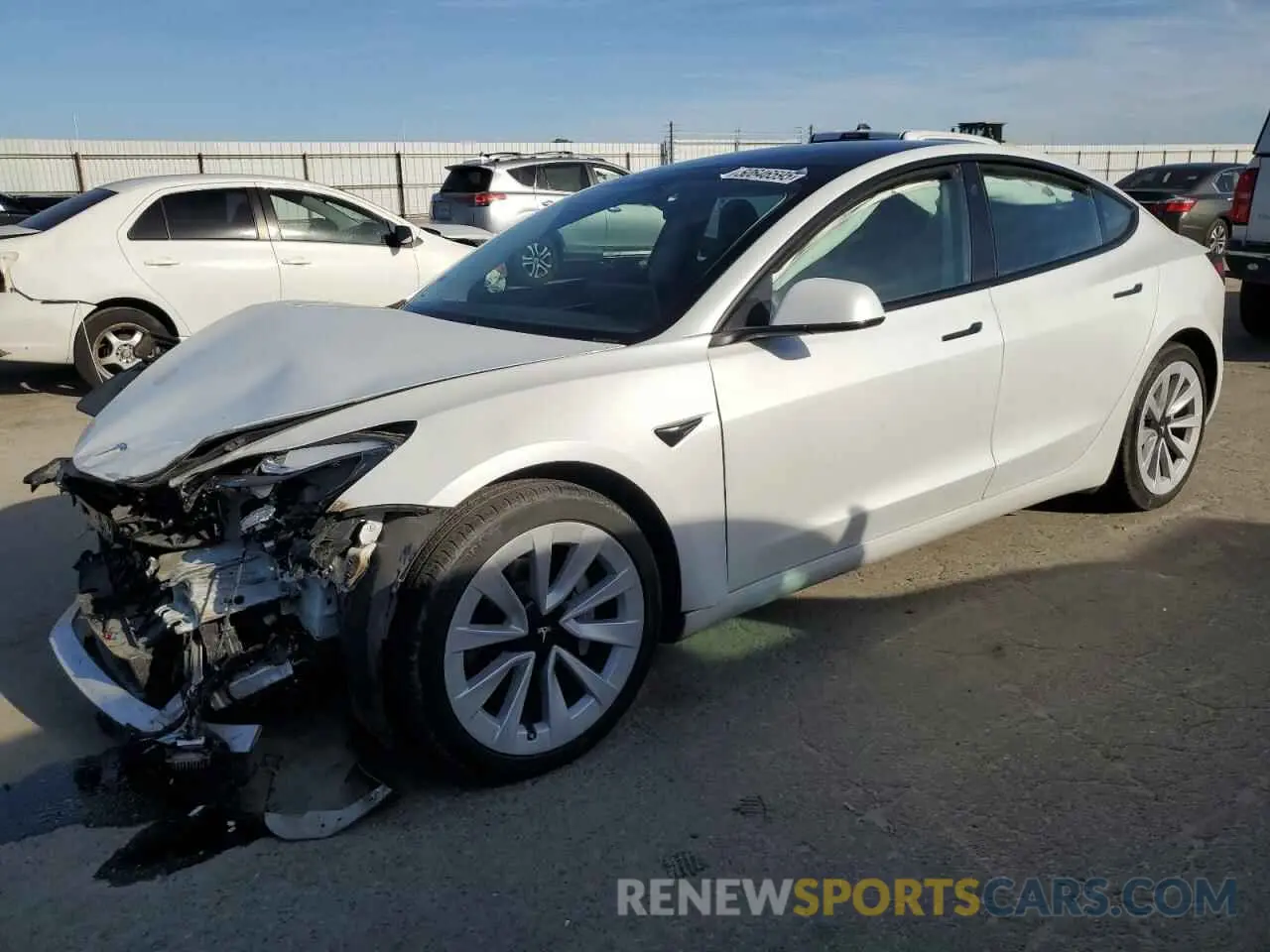 1 Photograph of a damaged car 5YJ3E1EA3PF383224 TESLA MODEL 3 2023