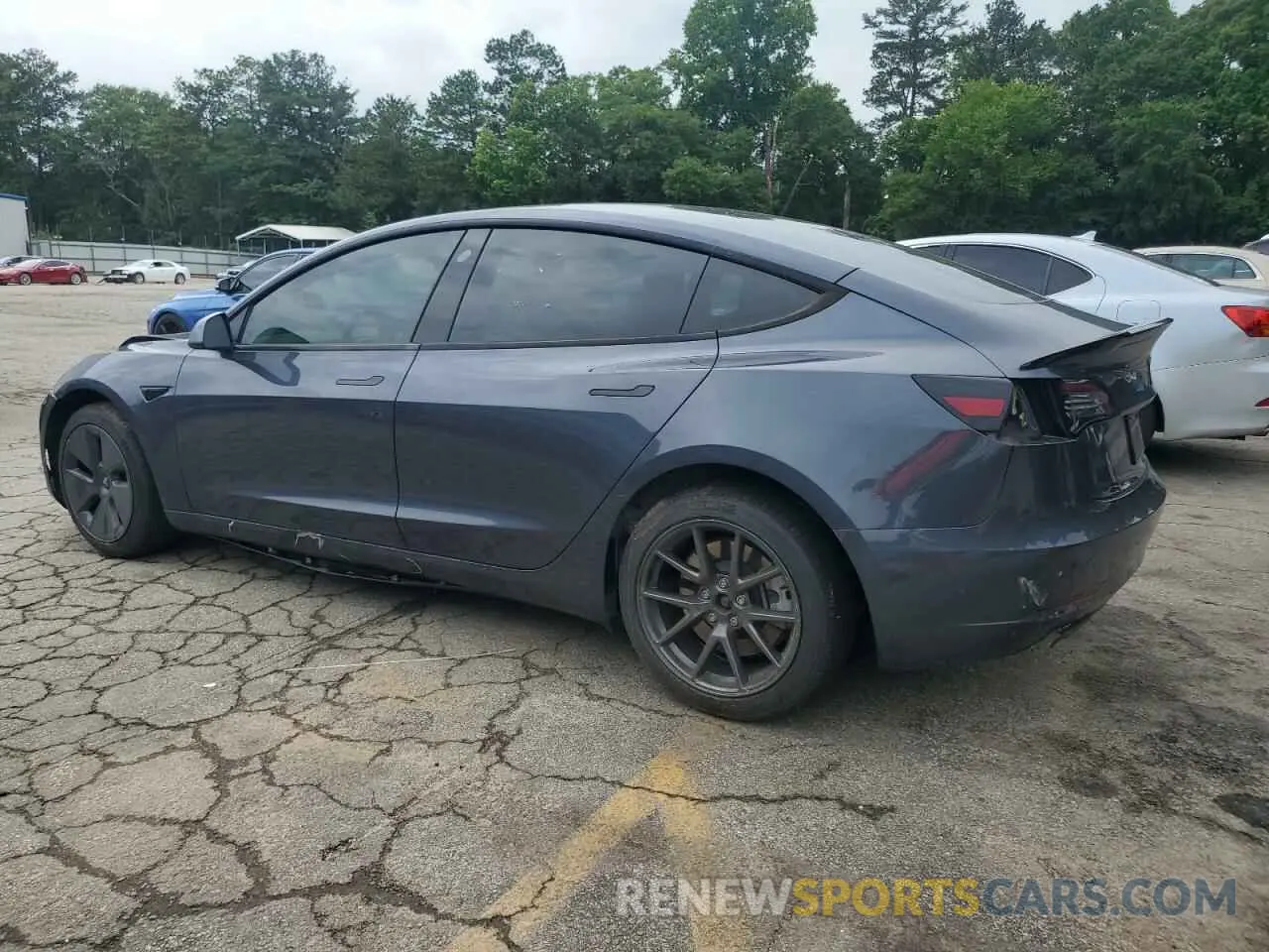 2 Photograph of a damaged car 5YJ3E1EA3PF395258 TESLA MODEL 3 2023