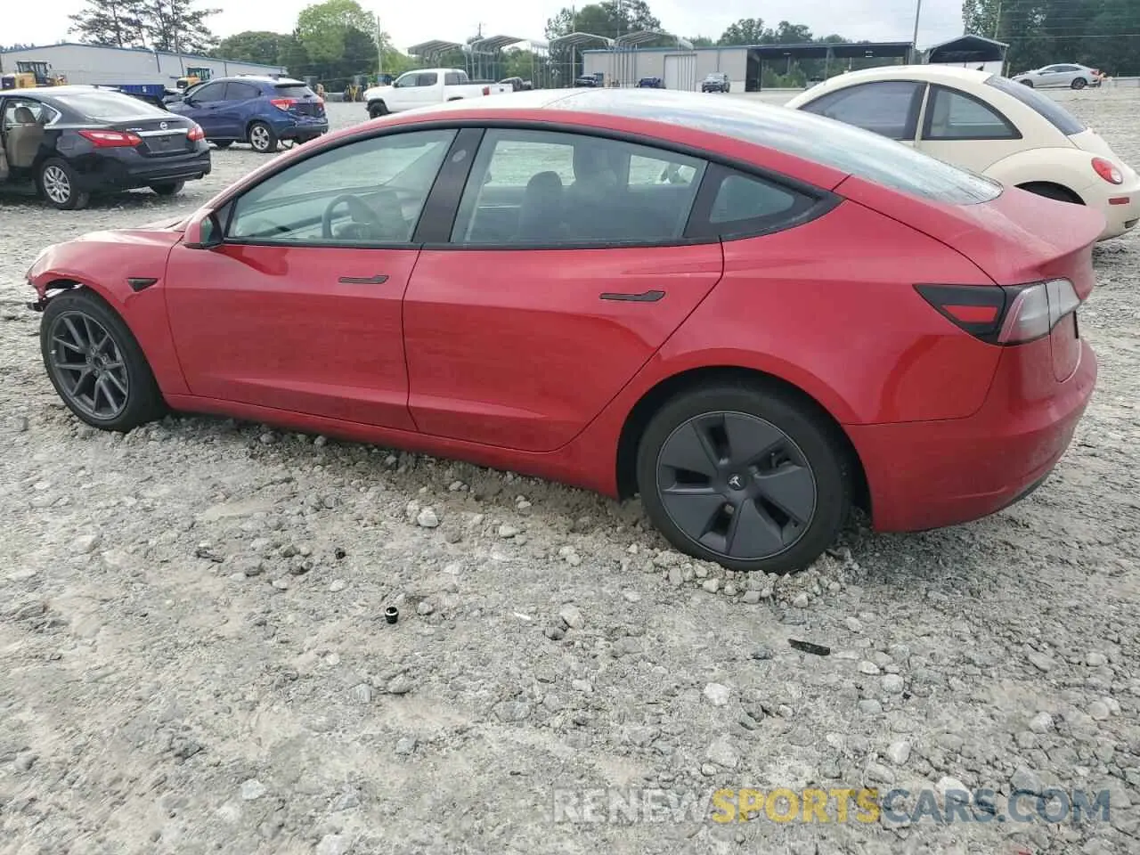 2 Photograph of a damaged car 5YJ3E1EA3PF406937 TESLA MODEL 3 2023