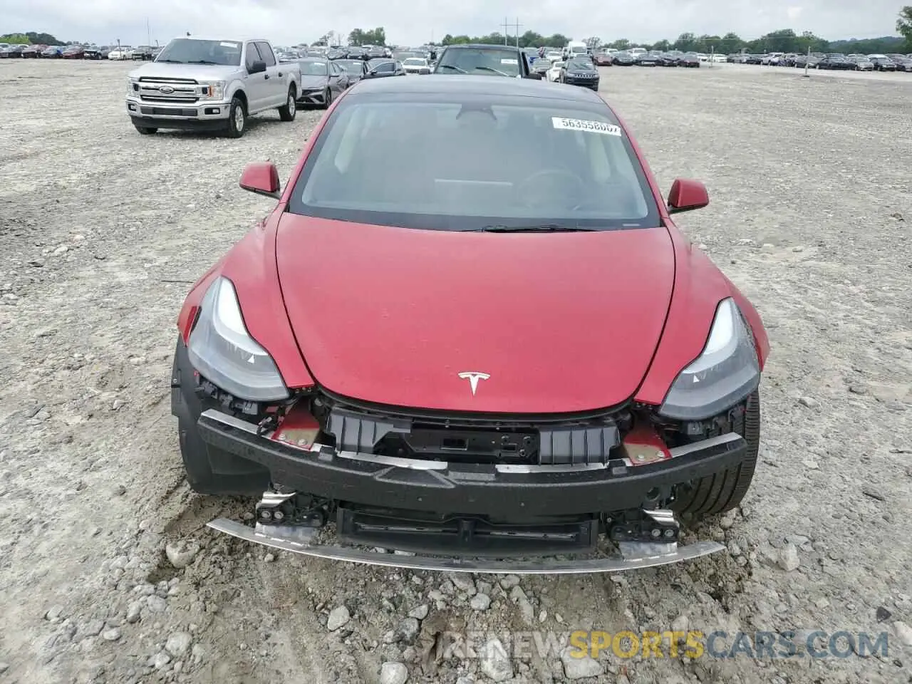 5 Photograph of a damaged car 5YJ3E1EA3PF406937 TESLA MODEL 3 2023