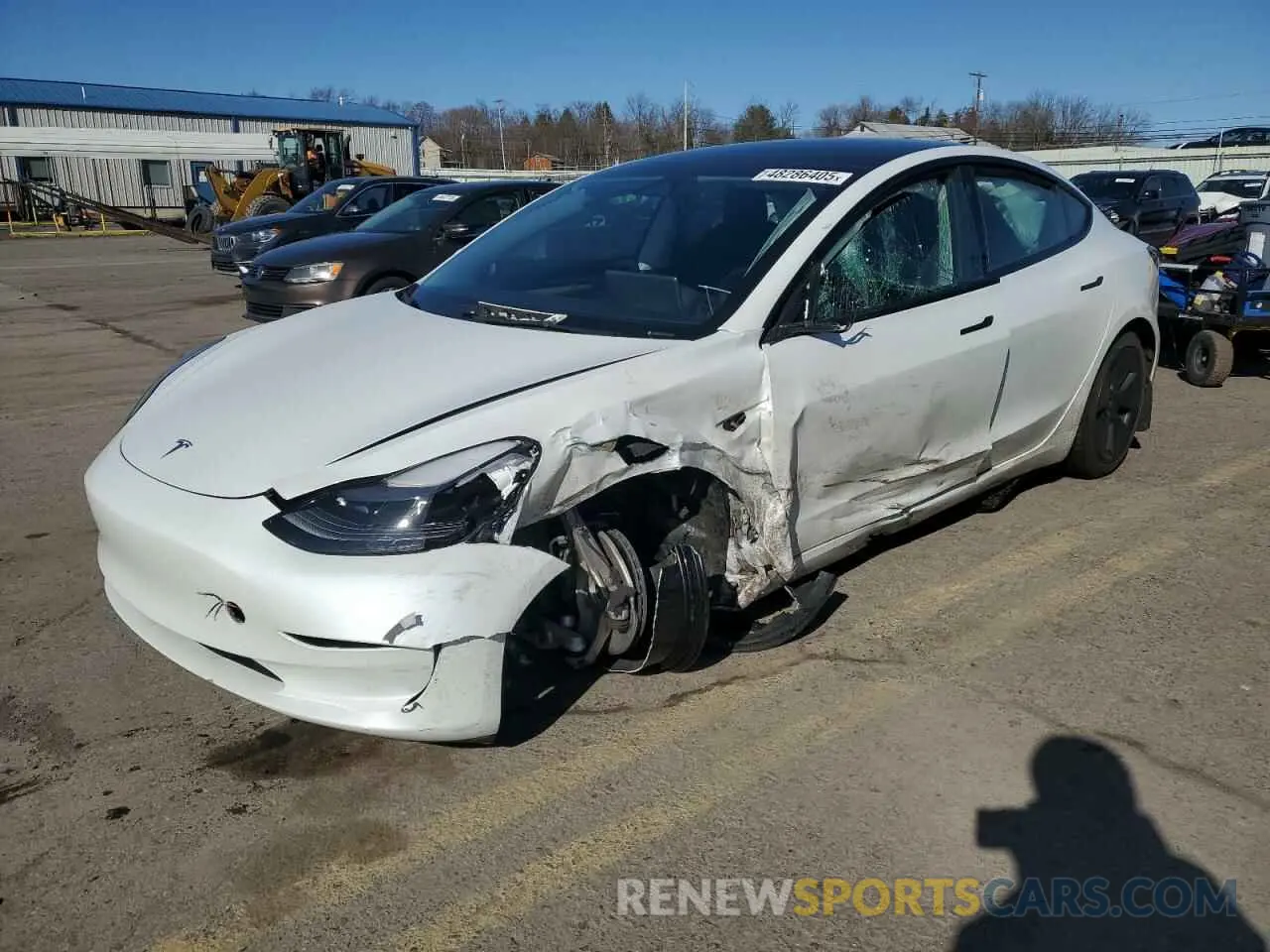 1 Photograph of a damaged car 5YJ3E1EA3PF409384 TESLA MODEL 3 2023