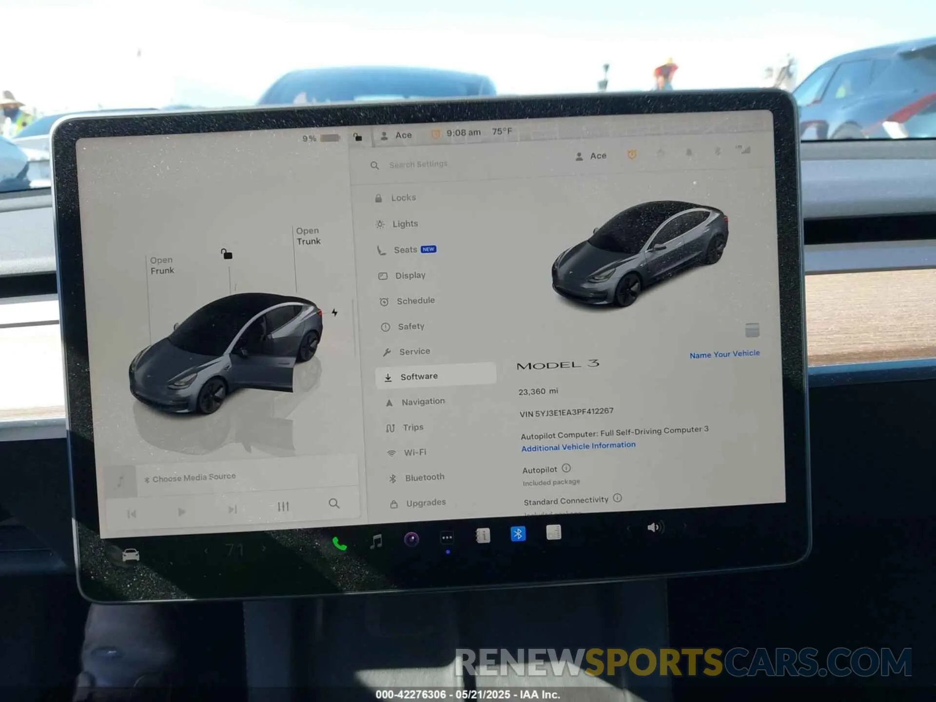 17 Photograph of a damaged car 5YJ3E1EA3PF412267 TESLA MODEL 3 2023