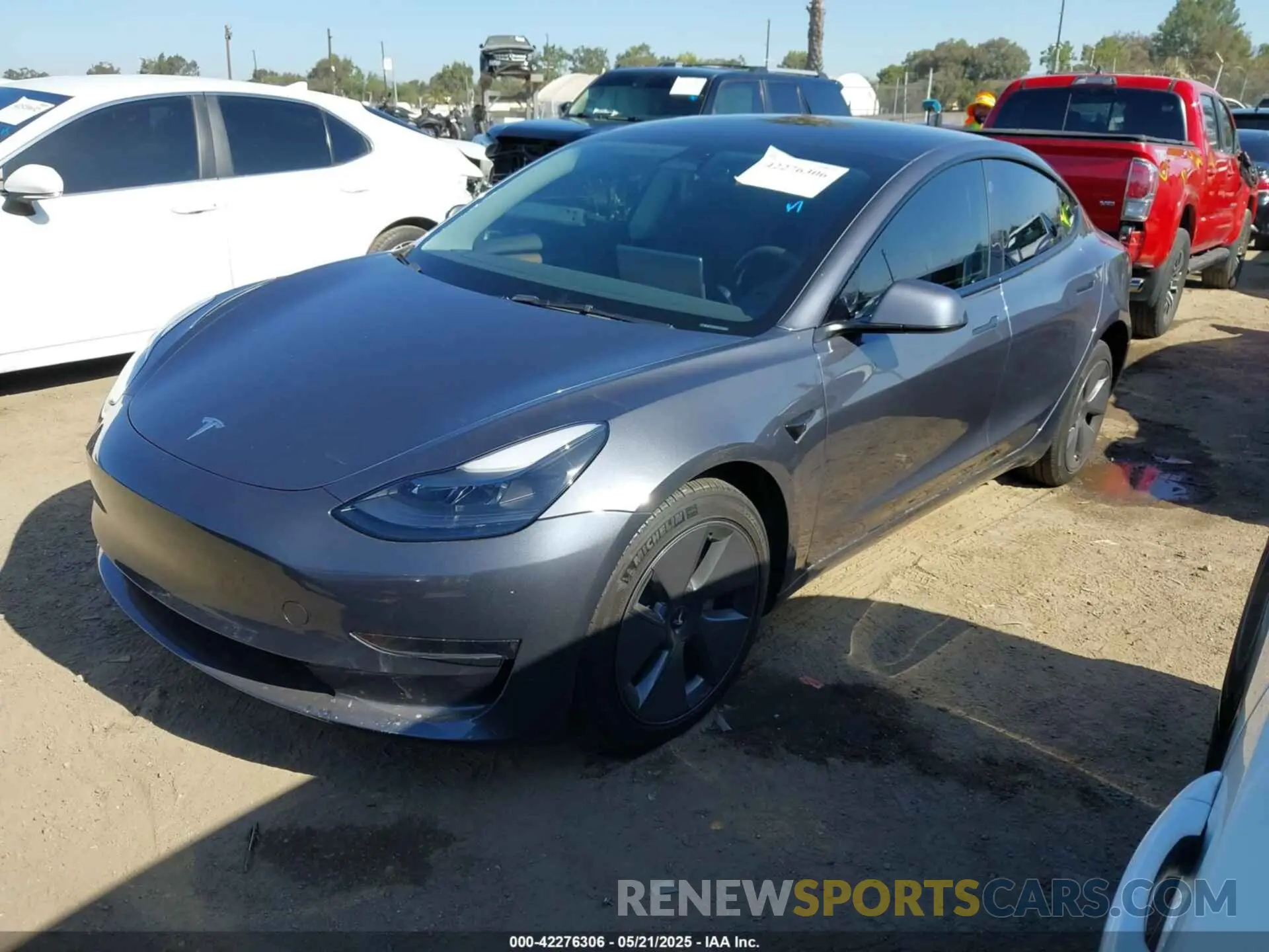 2 Photograph of a damaged car 5YJ3E1EA3PF412267 TESLA MODEL 3 2023
