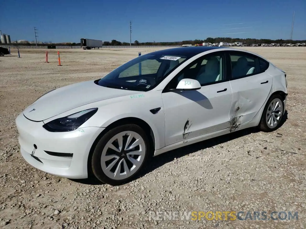 1 Photograph of a damaged car 5YJ3E1EA3PF419168 TESLA MODEL 3 2023