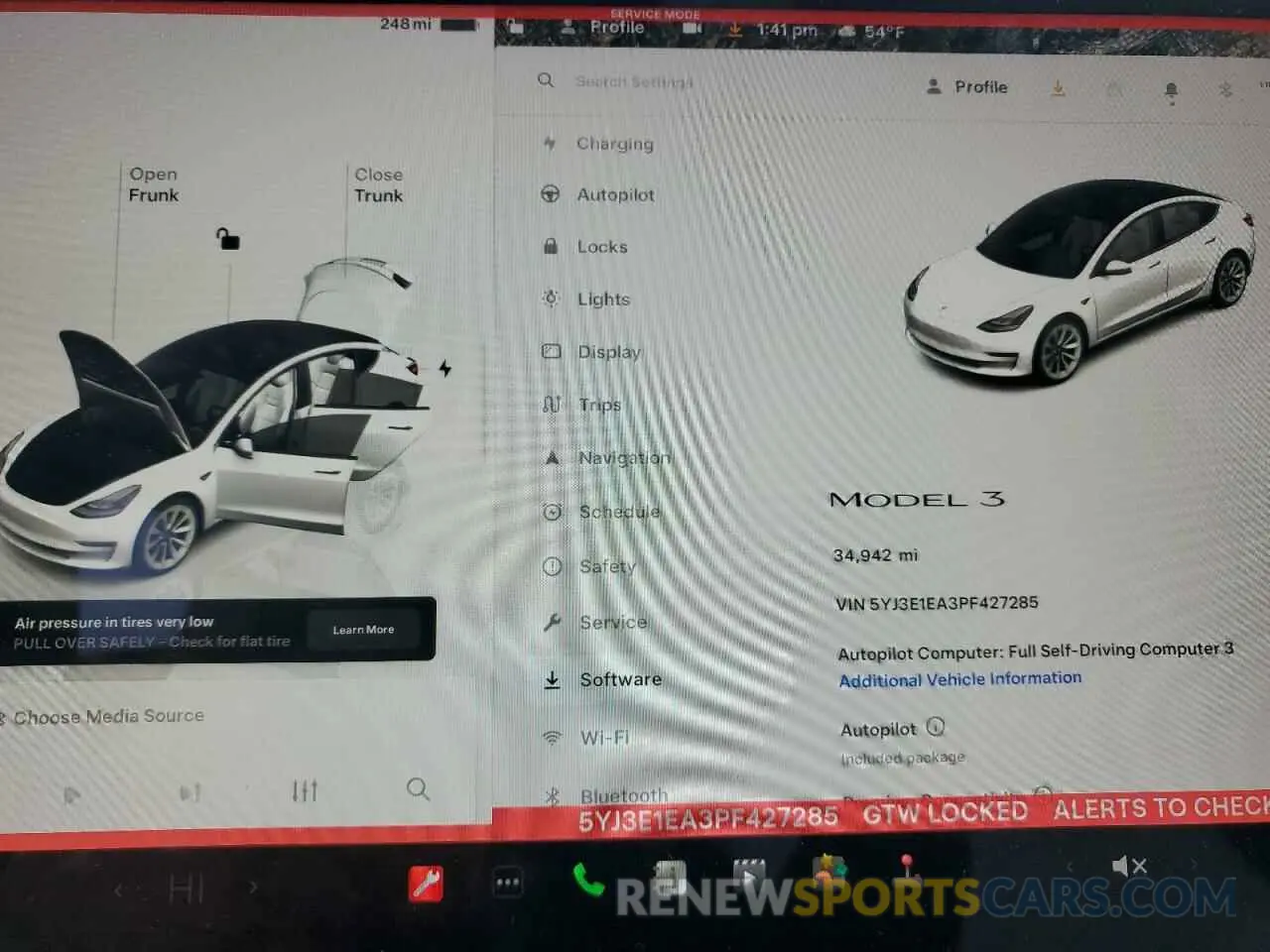 9 Photograph of a damaged car 5YJ3E1EA3PF427285 TESLA MODEL 3 2023