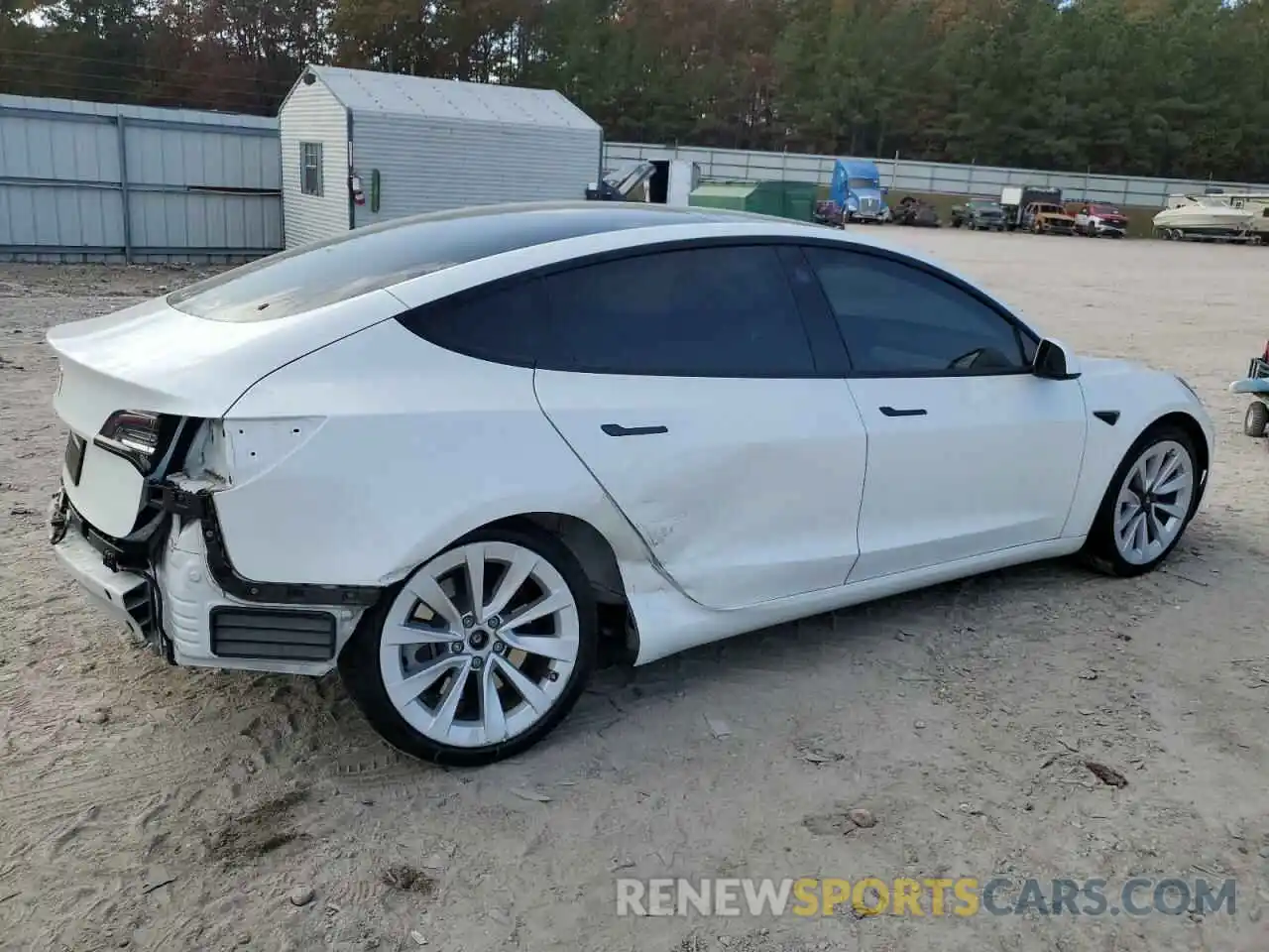 3 Photograph of a damaged car 5YJ3E1EA3PF427870 TESLA MODEL 3 2023