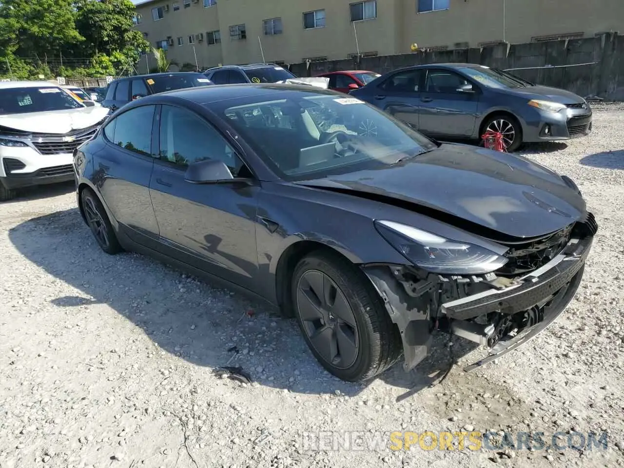 4 Photograph of a damaged car 5YJ3E1EA3PF428226 TESLA MODEL 3 2023