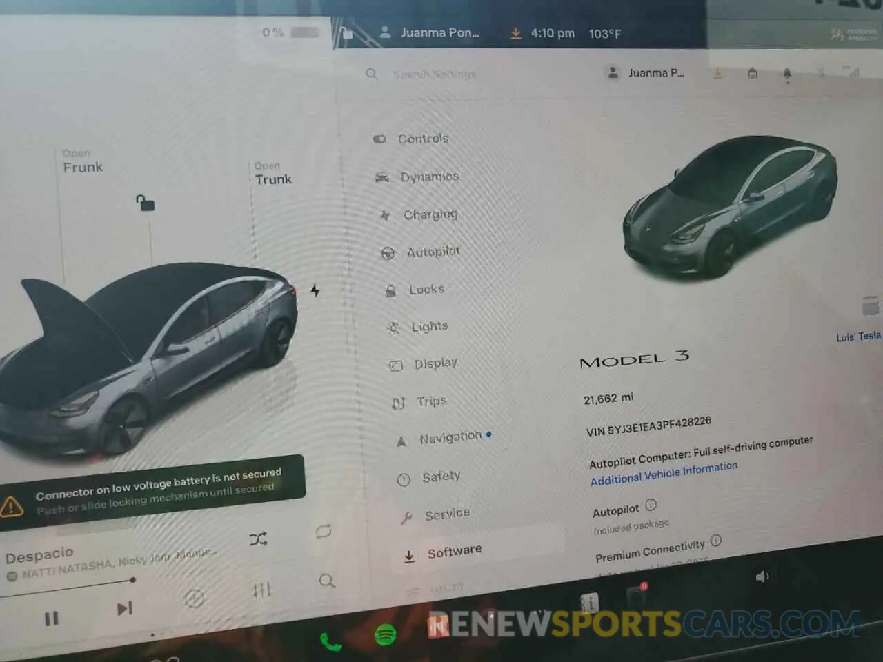 9 Photograph of a damaged car 5YJ3E1EA3PF428226 TESLA MODEL 3 2023