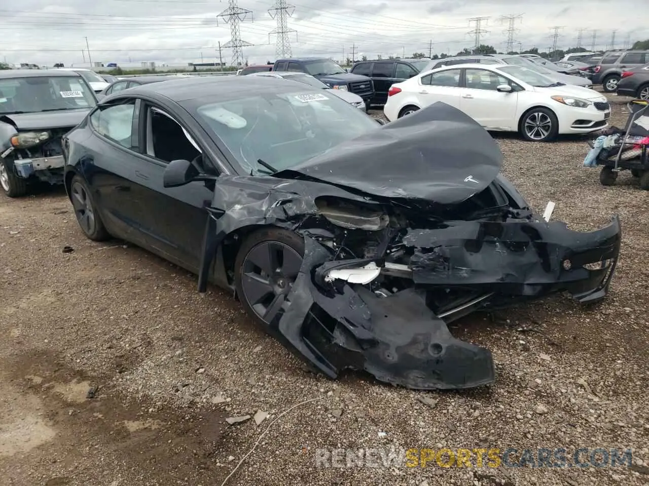 4 Photograph of a damaged car 5YJ3E1EA3PF434012 TESLA MODEL 3 2023
