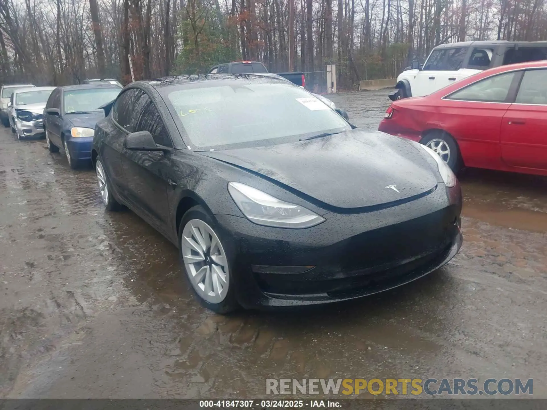 1 Photograph of a damaged car 5YJ3E1EA3PF435256 TESLA MODEL 3 2023