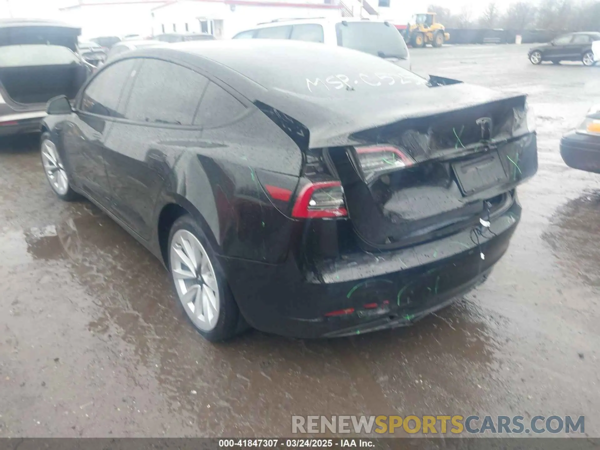 3 Photograph of a damaged car 5YJ3E1EA3PF435256 TESLA MODEL 3 2023