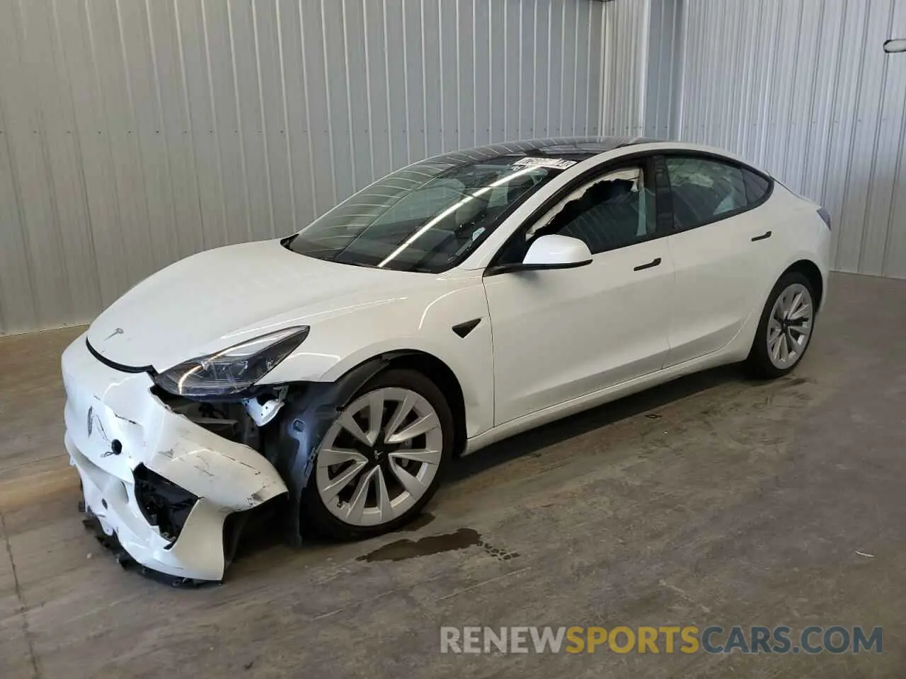 1 Photograph of a damaged car 5YJ3E1EA3PF436892 TESLA MODEL 3 2023