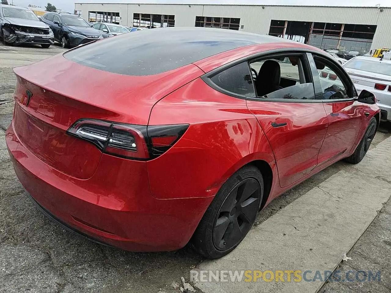 3 Photograph of a damaged car 5YJ3E1EA3PF449643 TESLA MODEL 3 2023