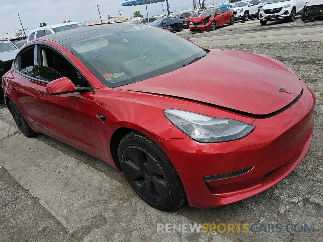 4 Photograph of a damaged car 5YJ3E1EA3PF449643 TESLA MODEL 3 2023