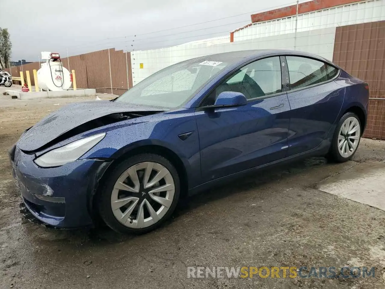 1 Photograph of a damaged car 5YJ3E1EA3PF456222 TESLA MODEL 3 2023