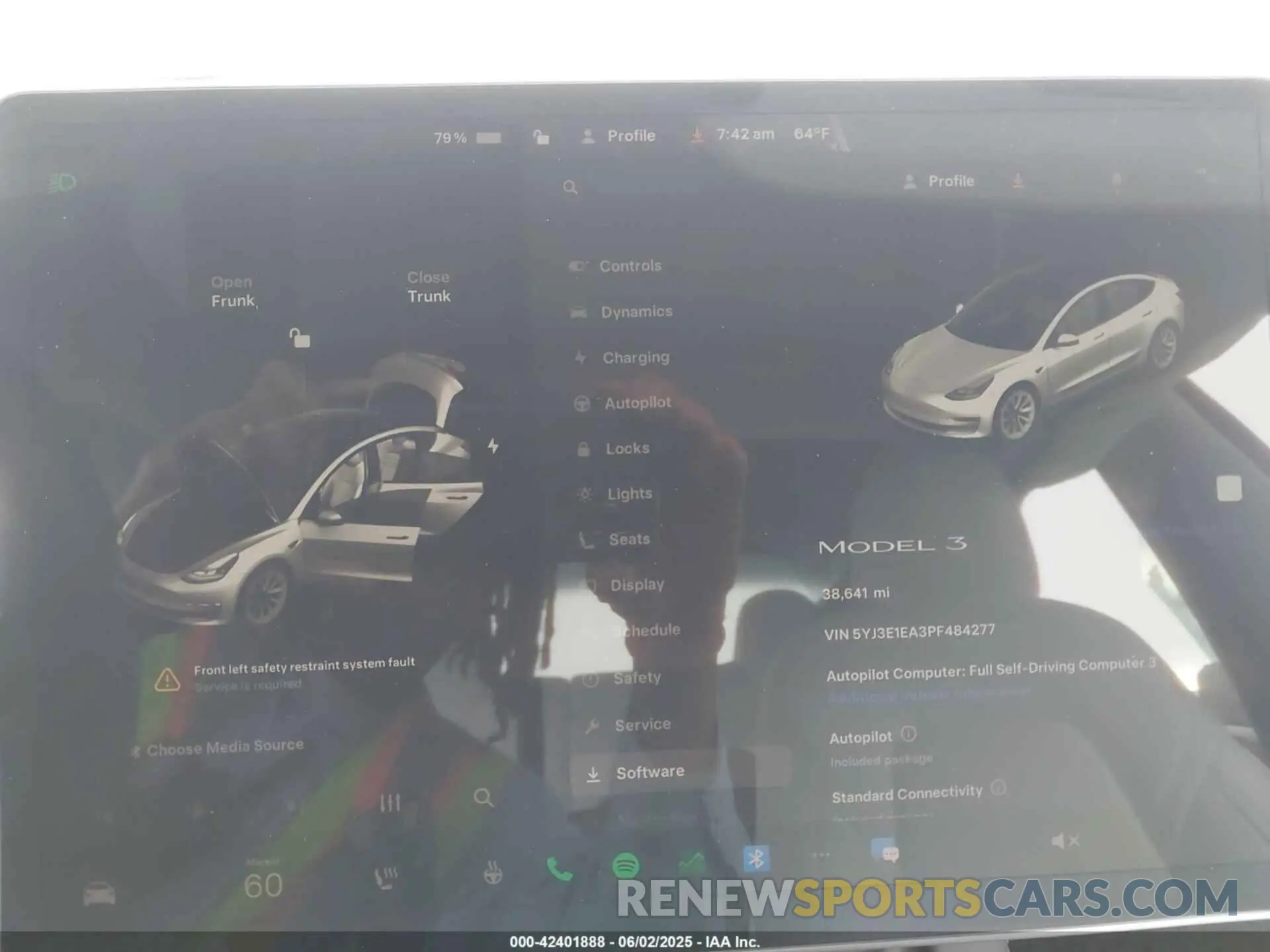 7 Photograph of a damaged car 5YJ3E1EA3PF484277 TESLA MODEL 3 2023