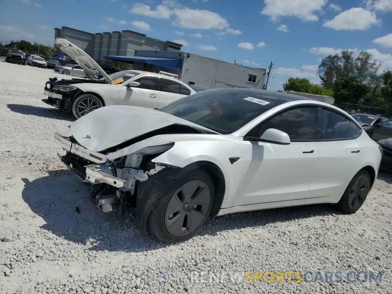 1 Photograph of a damaged car 5YJ3E1EA3PF495778 TESLA MODEL 3 2023