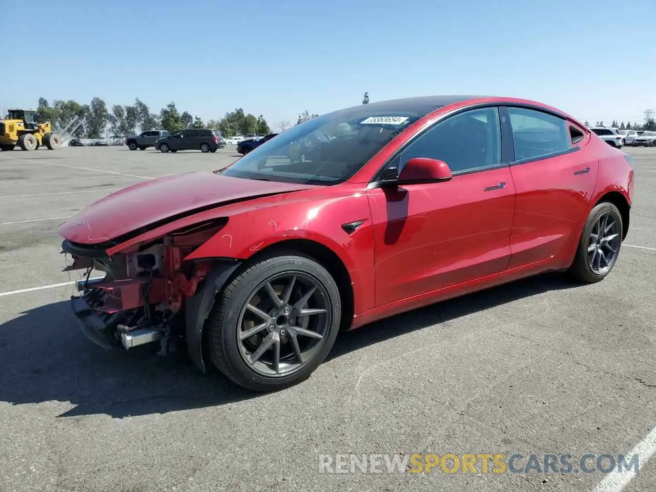 1 Photograph of a damaged car 5YJ3E1EA3PF501837 TESLA MODEL 3 2023