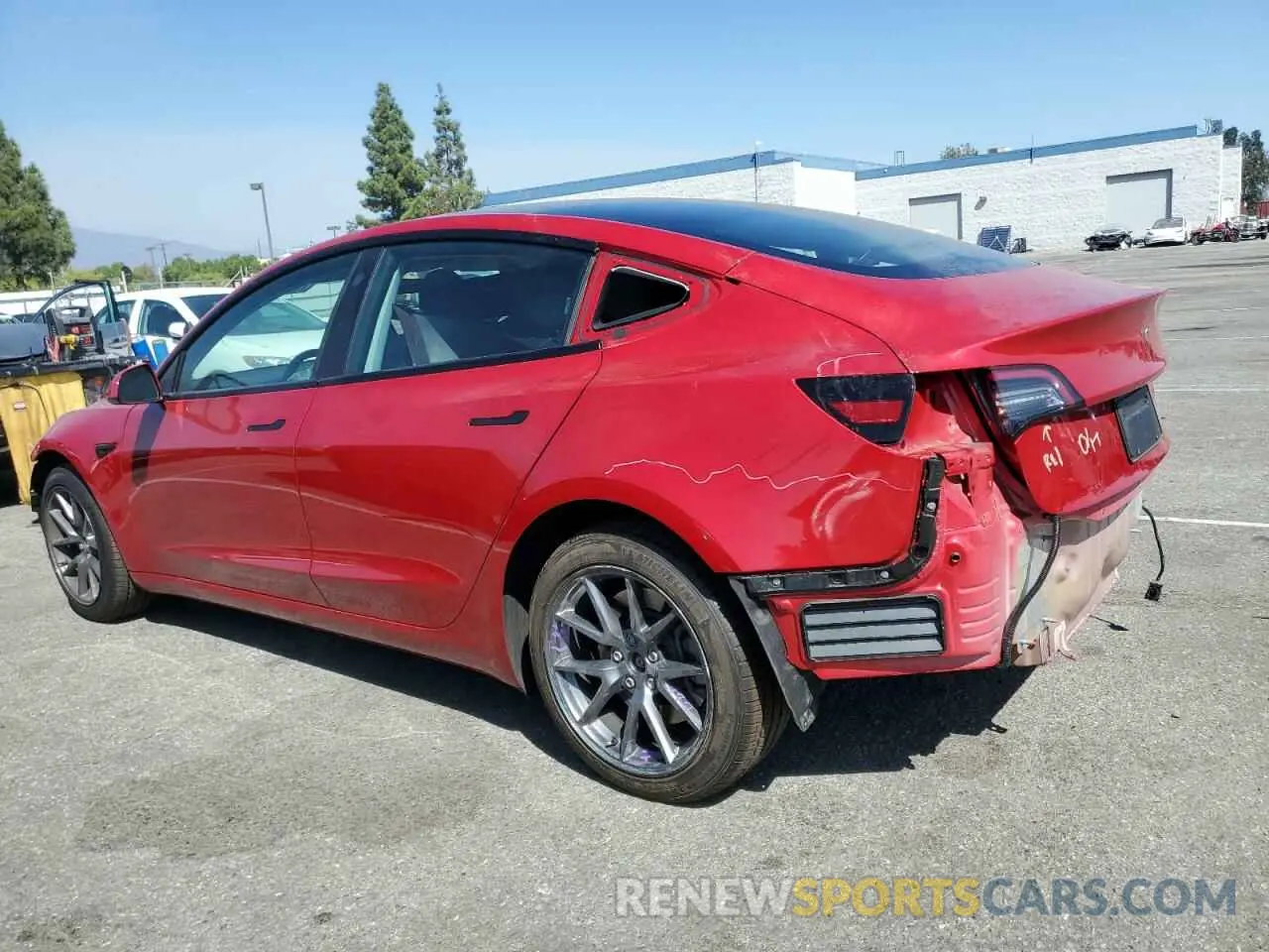 2 Photograph of a damaged car 5YJ3E1EA3PF501837 TESLA MODEL 3 2023