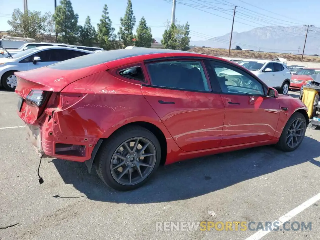 3 Photograph of a damaged car 5YJ3E1EA3PF501837 TESLA MODEL 3 2023