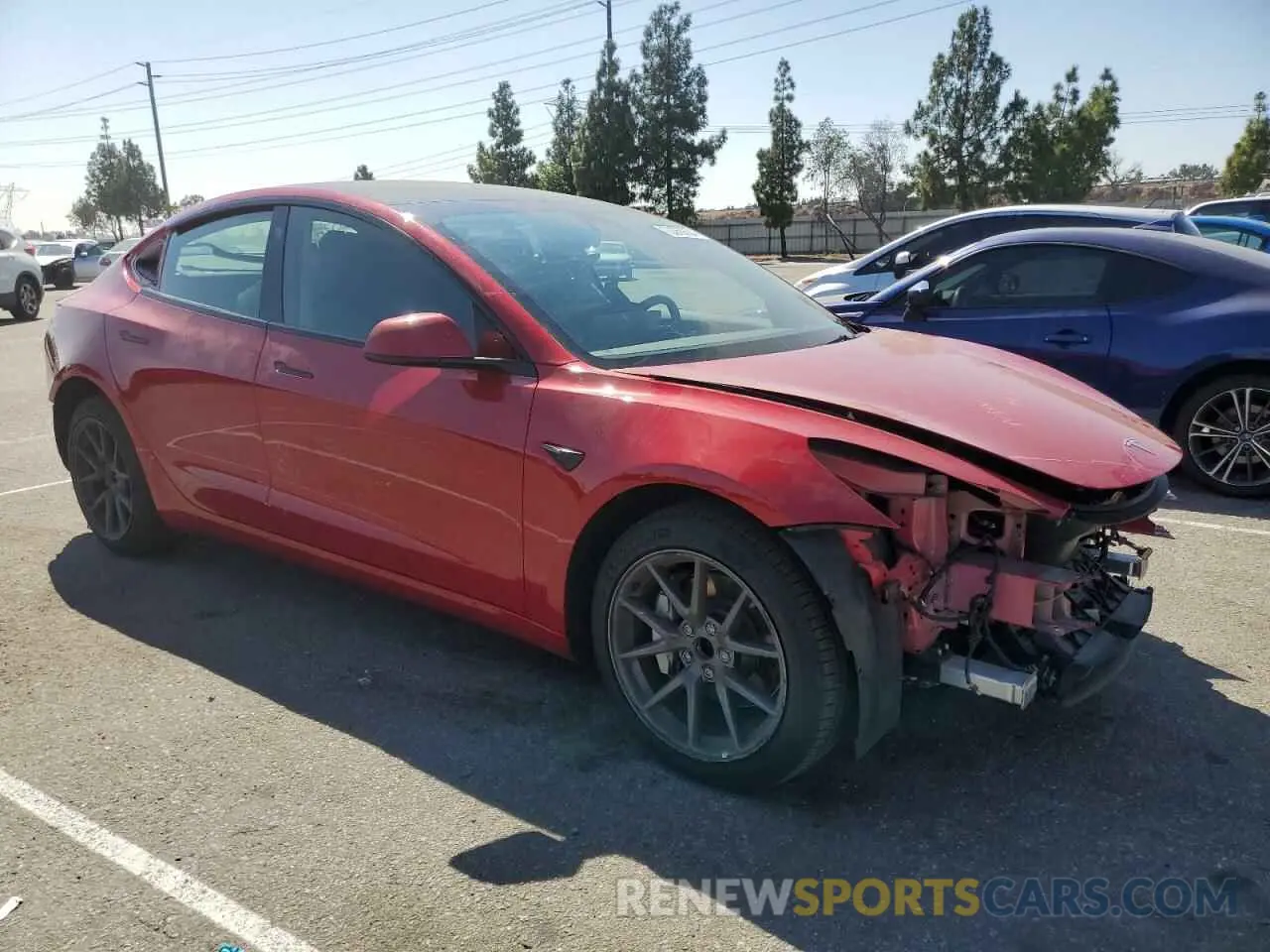 4 Photograph of a damaged car 5YJ3E1EA3PF501837 TESLA MODEL 3 2023