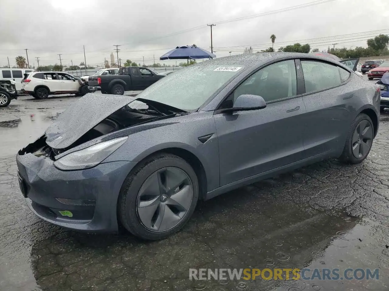 1 Photograph of a damaged car 5YJ3E1EA3PF502163 TESLA MODEL 3 2023