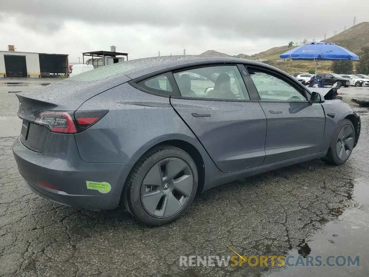 3 Photograph of a damaged car 5YJ3E1EA3PF502163 TESLA MODEL 3 2023