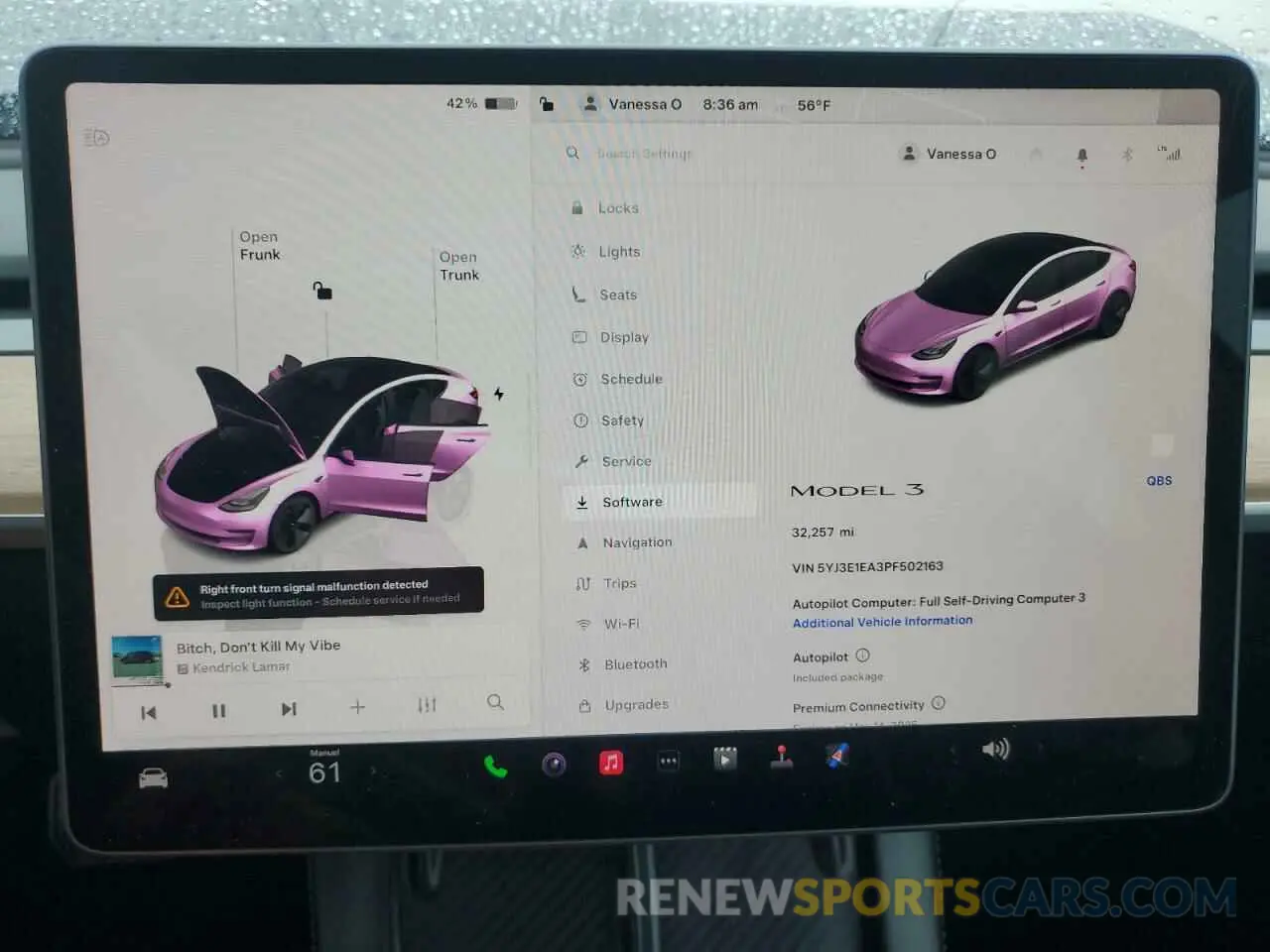 9 Photograph of a damaged car 5YJ3E1EA3PF502163 TESLA MODEL 3 2023
