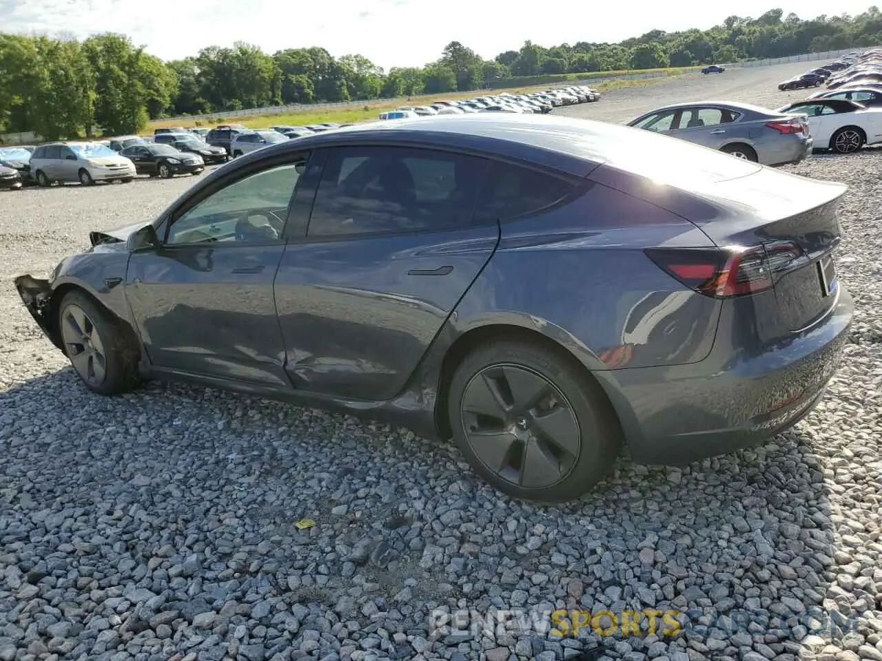 2 Photograph of a damaged car 5YJ3E1EA3PF502437 TESLA MODEL 3 2023