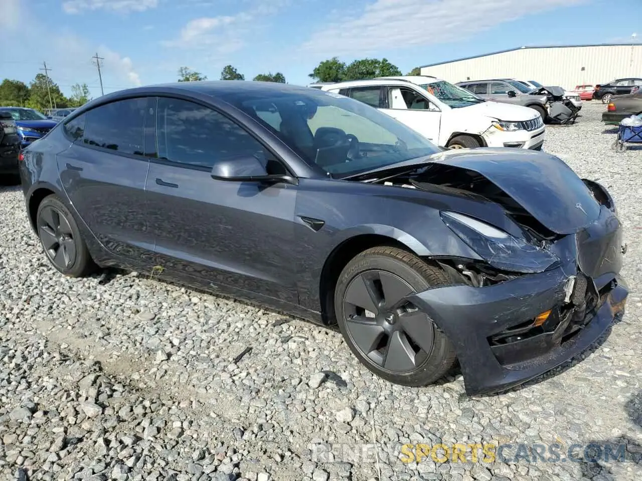 4 Photograph of a damaged car 5YJ3E1EA3PF502437 TESLA MODEL 3 2023
