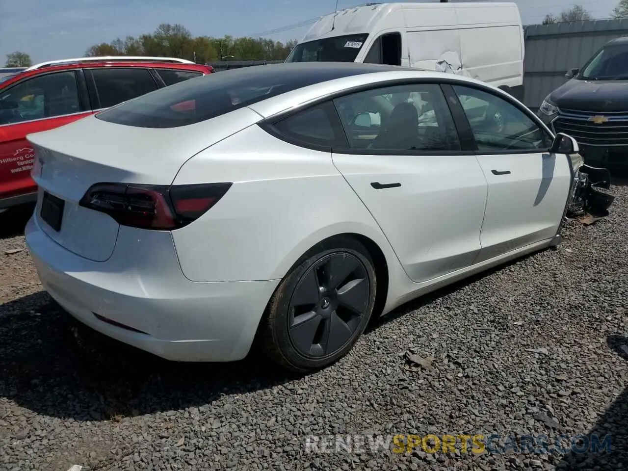 3 Photograph of a damaged car 5YJ3E1EA3PF505354 TESLA MODEL 3 2023